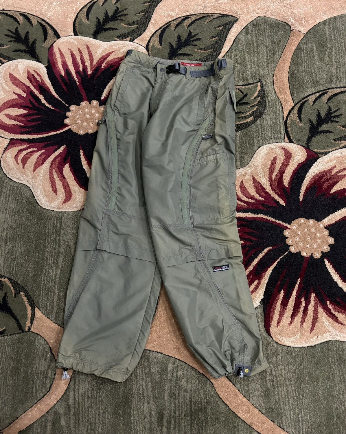 Ecko Unltd. × Hobo × JNCO RARE🔥HOBO DNM BAGGY PARACHUTE SURVIVAL NYLON PANTS Size US 35 - 1 Thumbnail