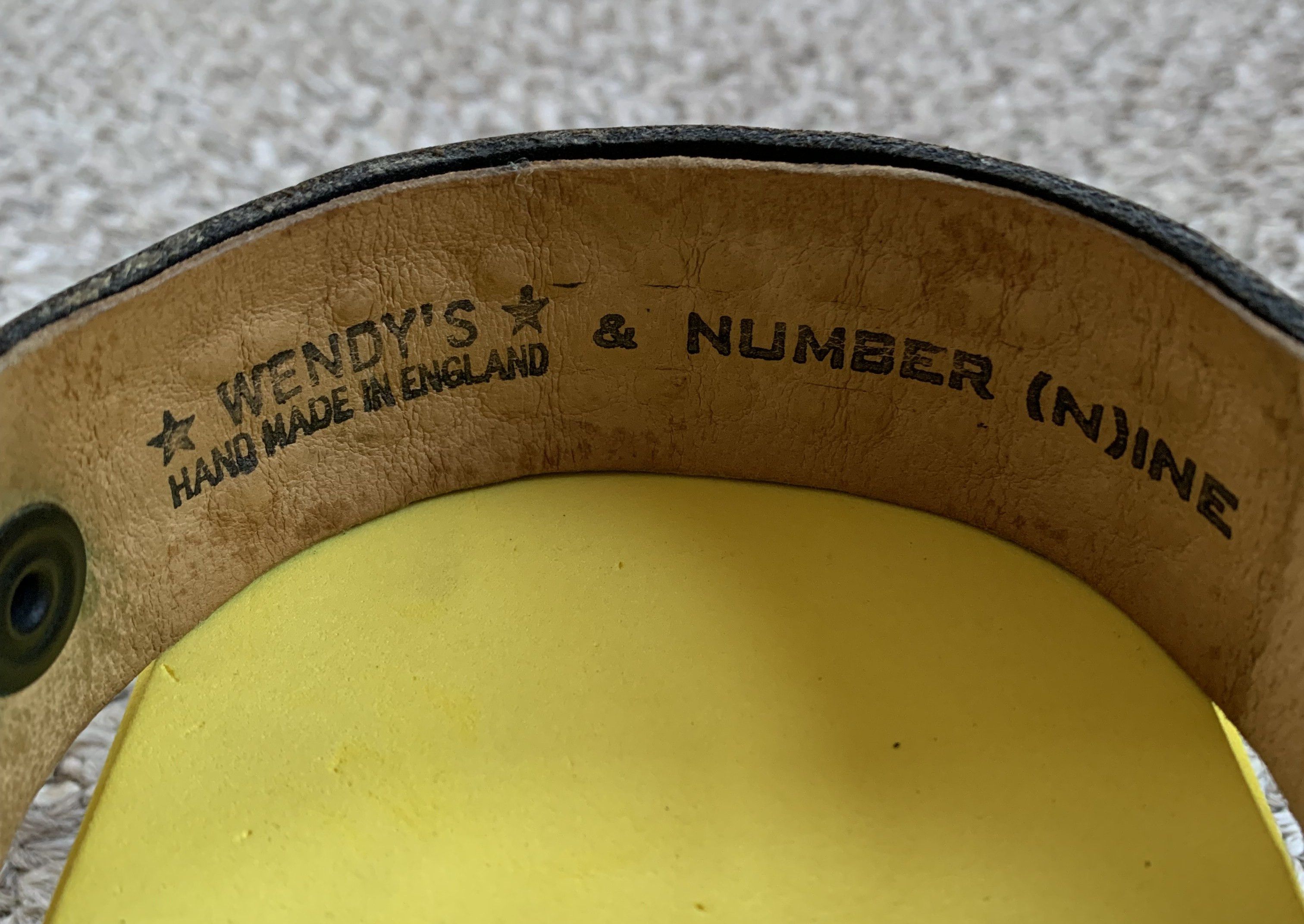 Number (N)ine Number (N)ine x Wendy's Studded Leather Bracelet Size ONE SIZE - 7 Thumbnail