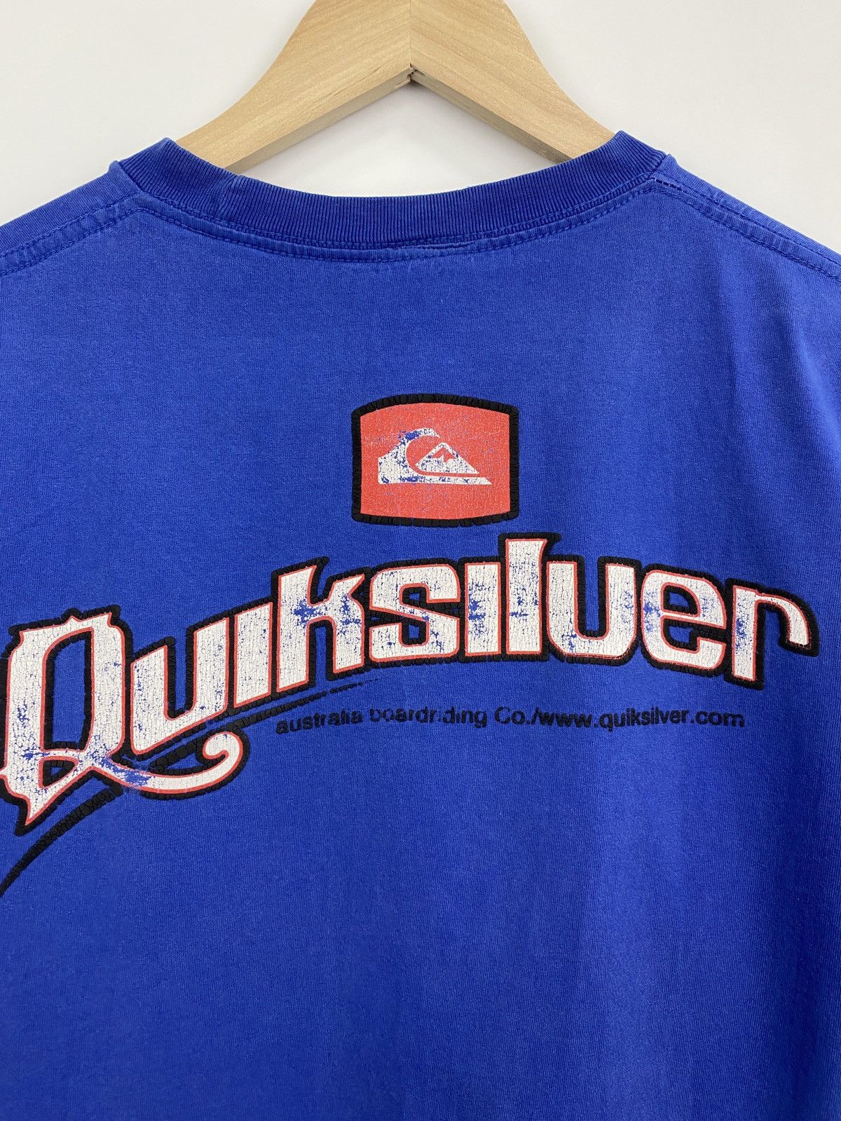 Quiksilver 🇺🇸 Vintage 90s Quiksilver Center Logo T-Shirt Rare Retro Y2K Size US M / EU 48-50 / 2 - 4 Thumbnail