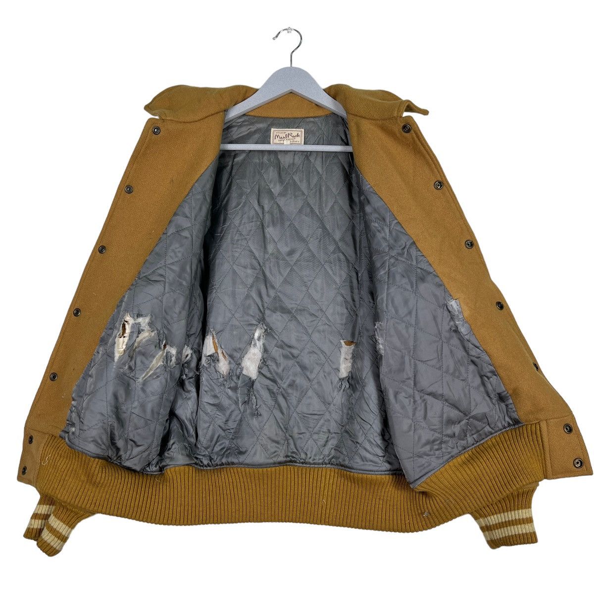 Takeo Kikuchi 🔥 MAUL RUCK TAKEO KIKUCHI WOOL VARSITY BOMBER JACKET Size US L / EU 52-54 / 3 - 14 Thumbnail