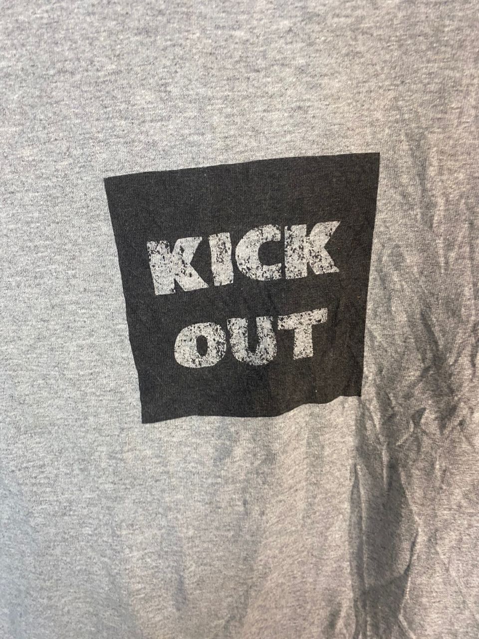Gildan “Kick out” printed tshirt by gildan Size US M / EU 48-50 / 2 - 3 Thumbnail