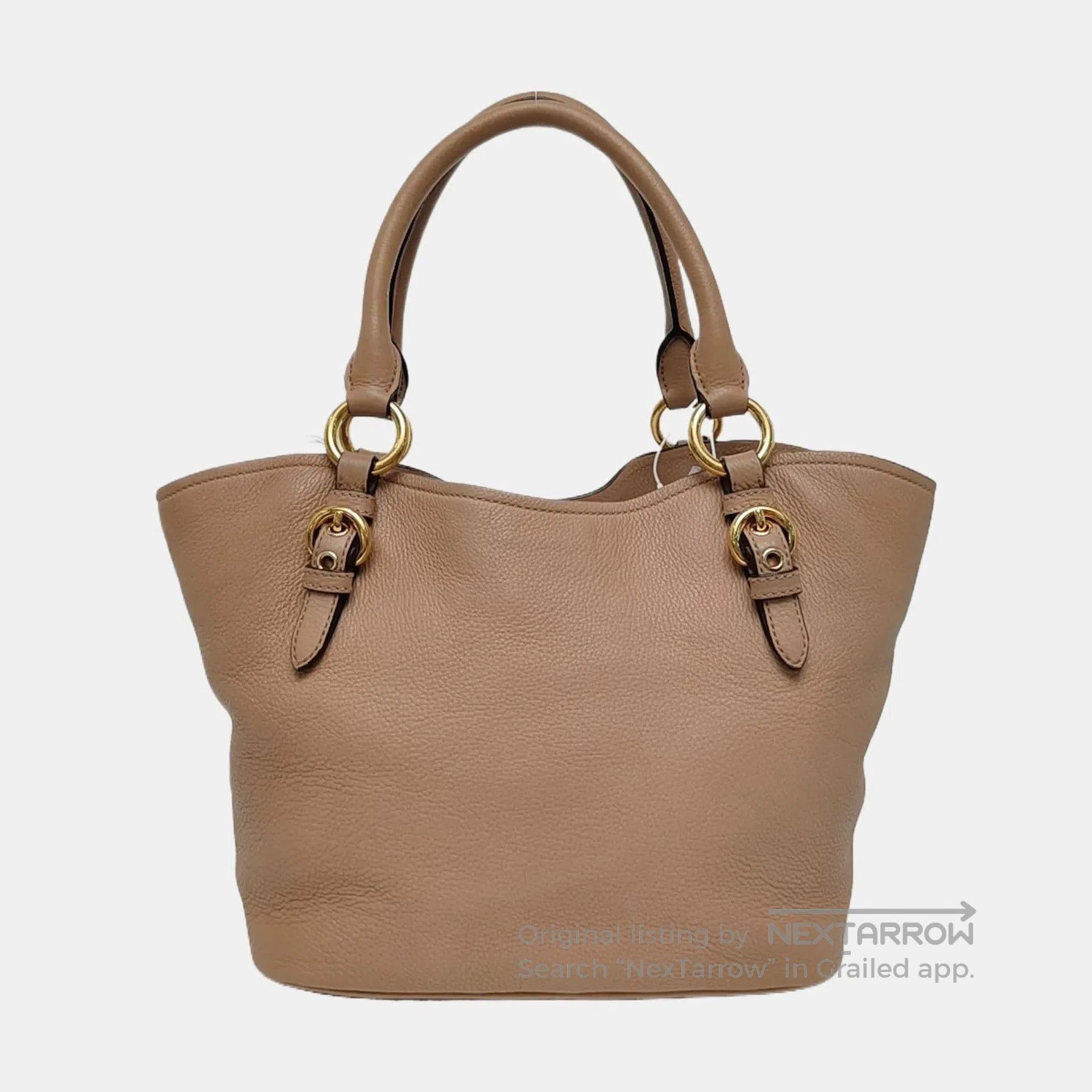 Miu Miu Miu Miu Beige Leather Shoulder Bag. Size ONE SIZE - 1 Thumbnail