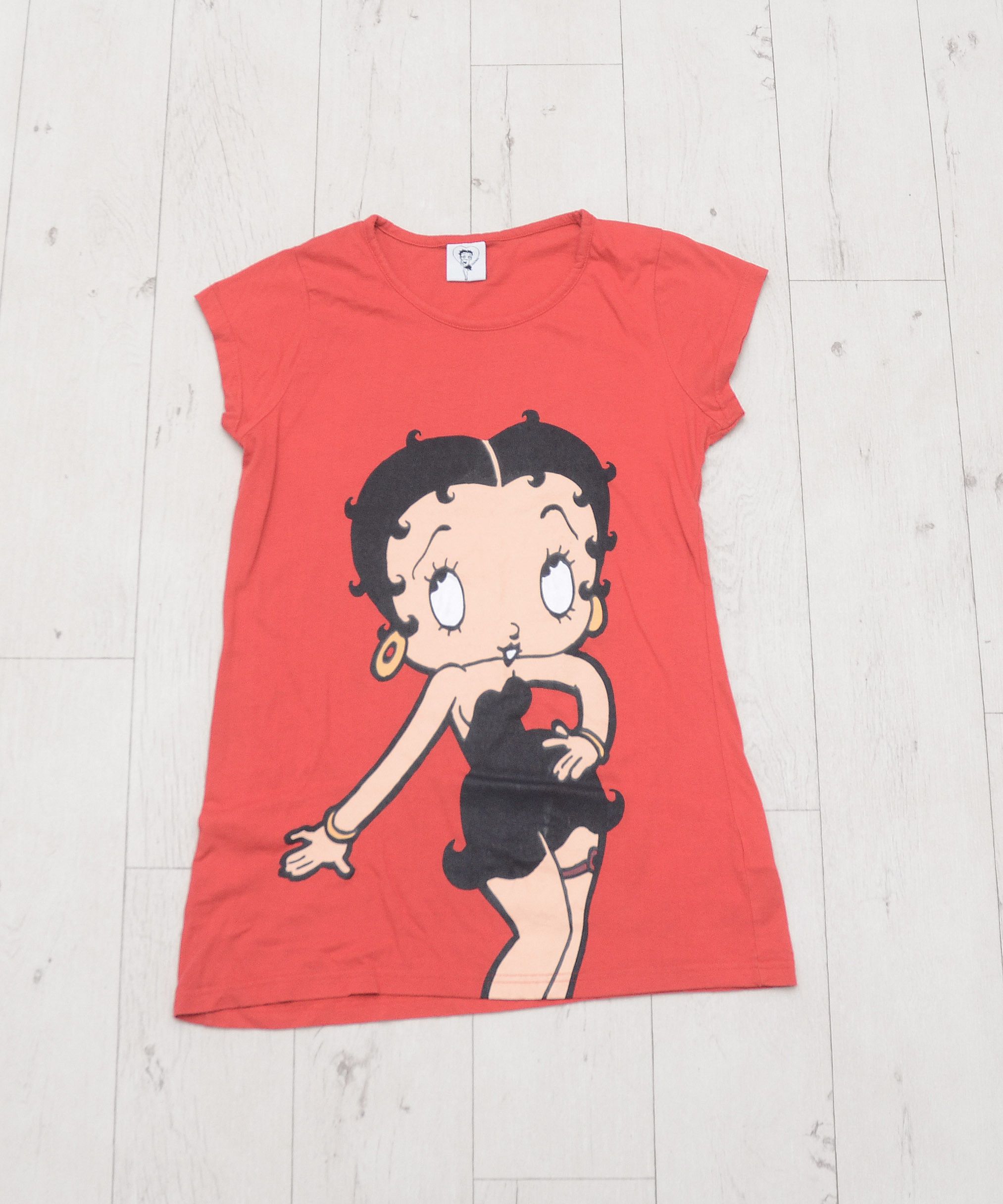Japanese Brand × Vintage Vintage Betty Boop “Sassy” Tee T-shirt Red Big Print 2010 Size S / US 4 / IT 40 - 1 Thumbnail