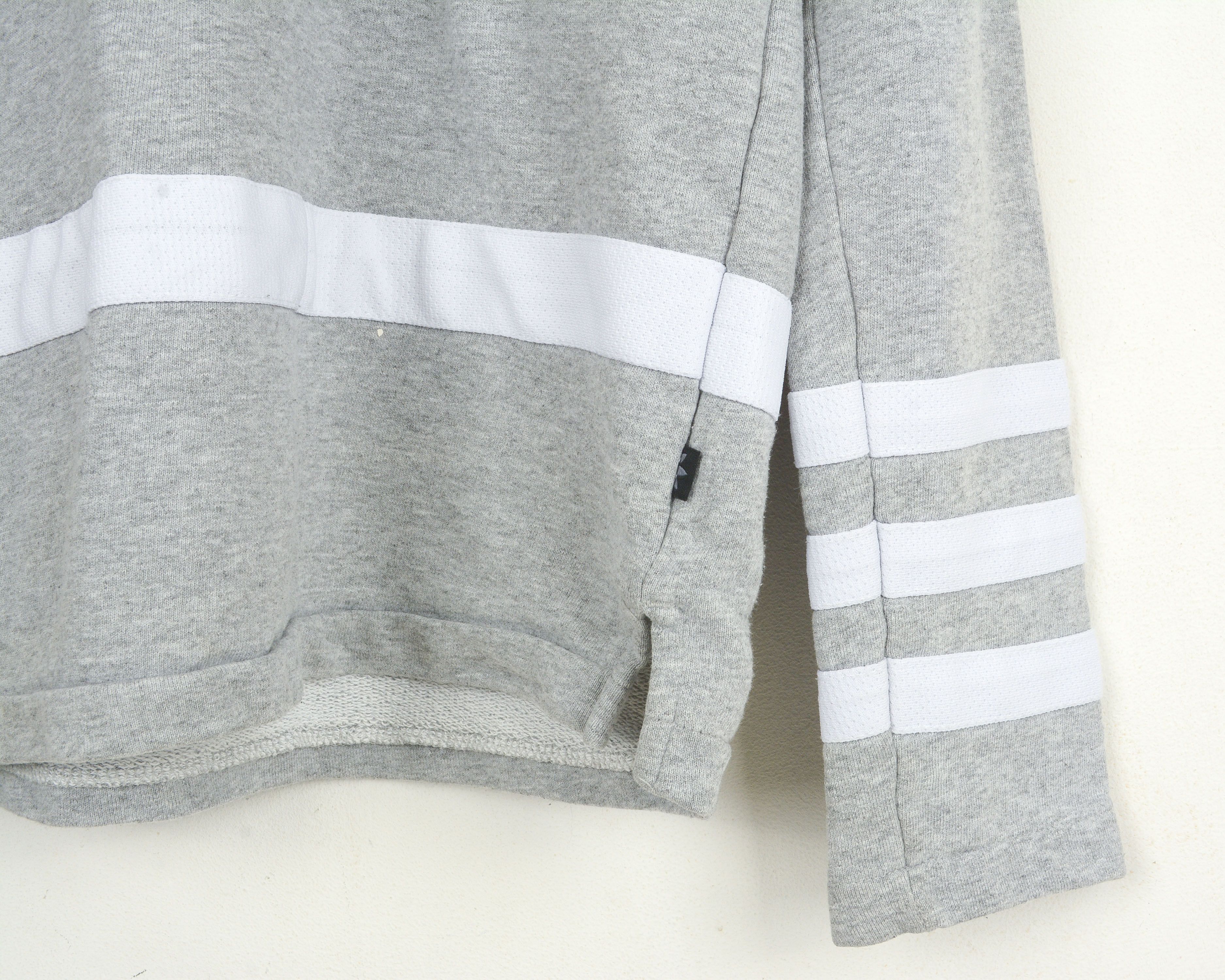 Adidas Original Men S pullover jumper sweatshirt Grey vintage Size US S / EU 44-46 / 1 - 3 Thumbnail