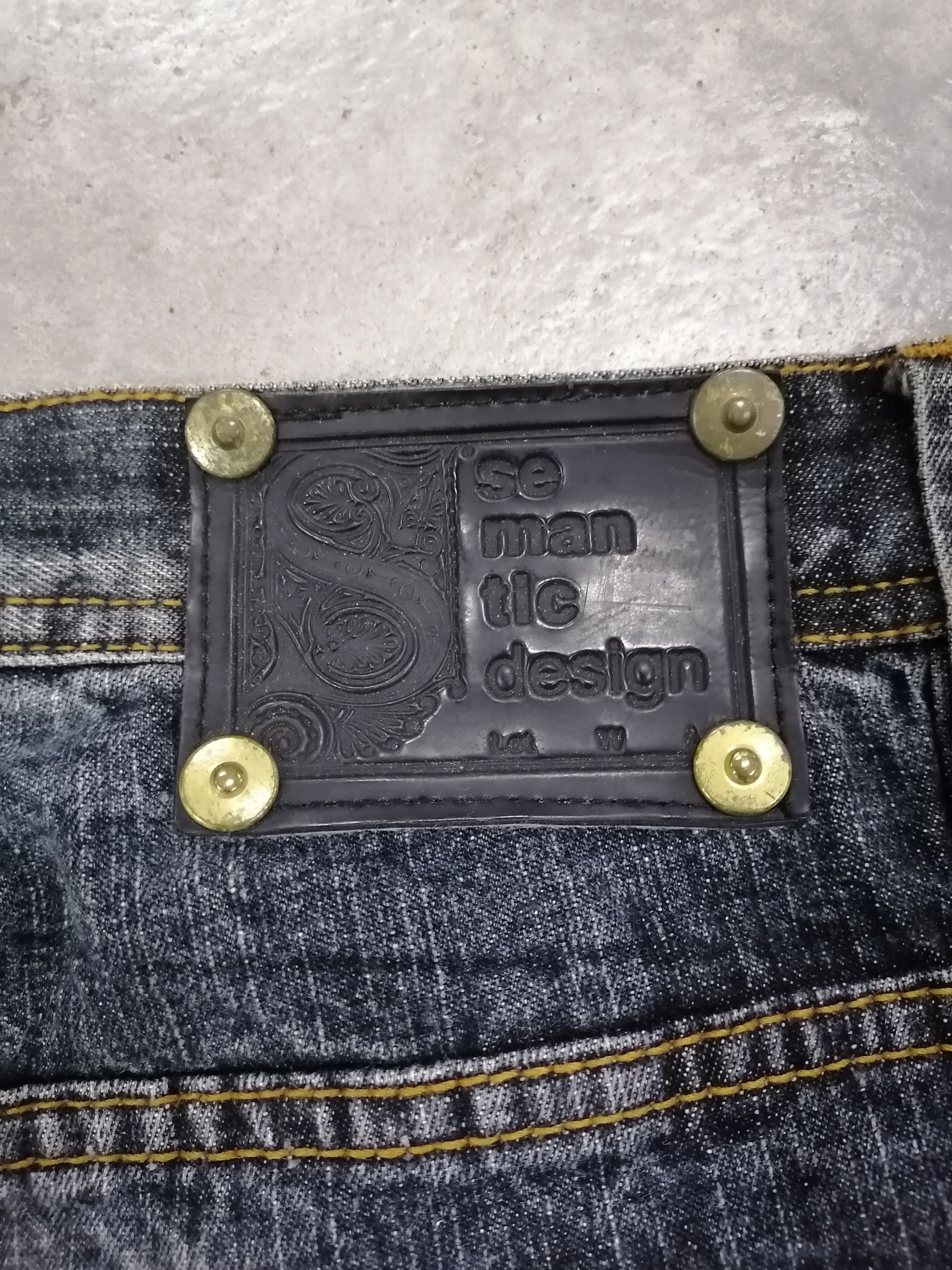 Japanese Brand × semanticdesign Semantic Design Re-Cut Distressed Denim Short Pants Size US 30 / EU 46 - 10 Thumbnail