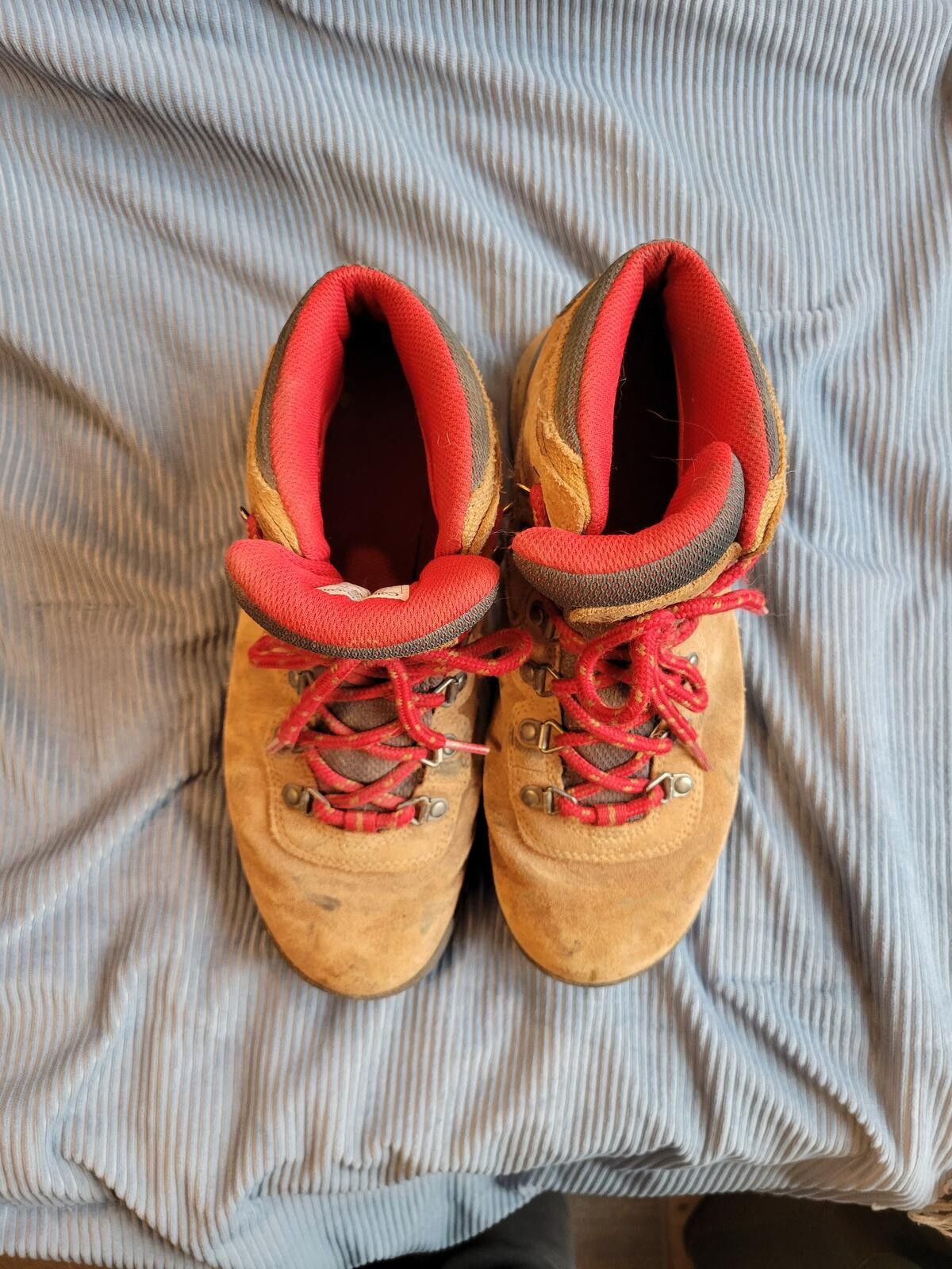 Columbia Columbia Hiking Boots Brown Red Lace-Up Size US 8 / IT 38 - 7 Thumbnail