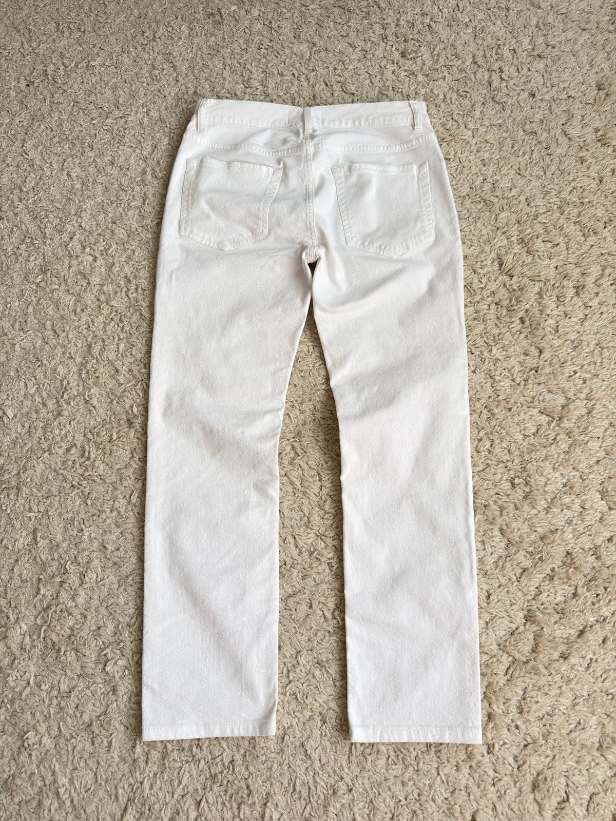 Acne Studios Acne Studios Ace White Jeans Size 33 Size US 33 - 2 Thumbnail