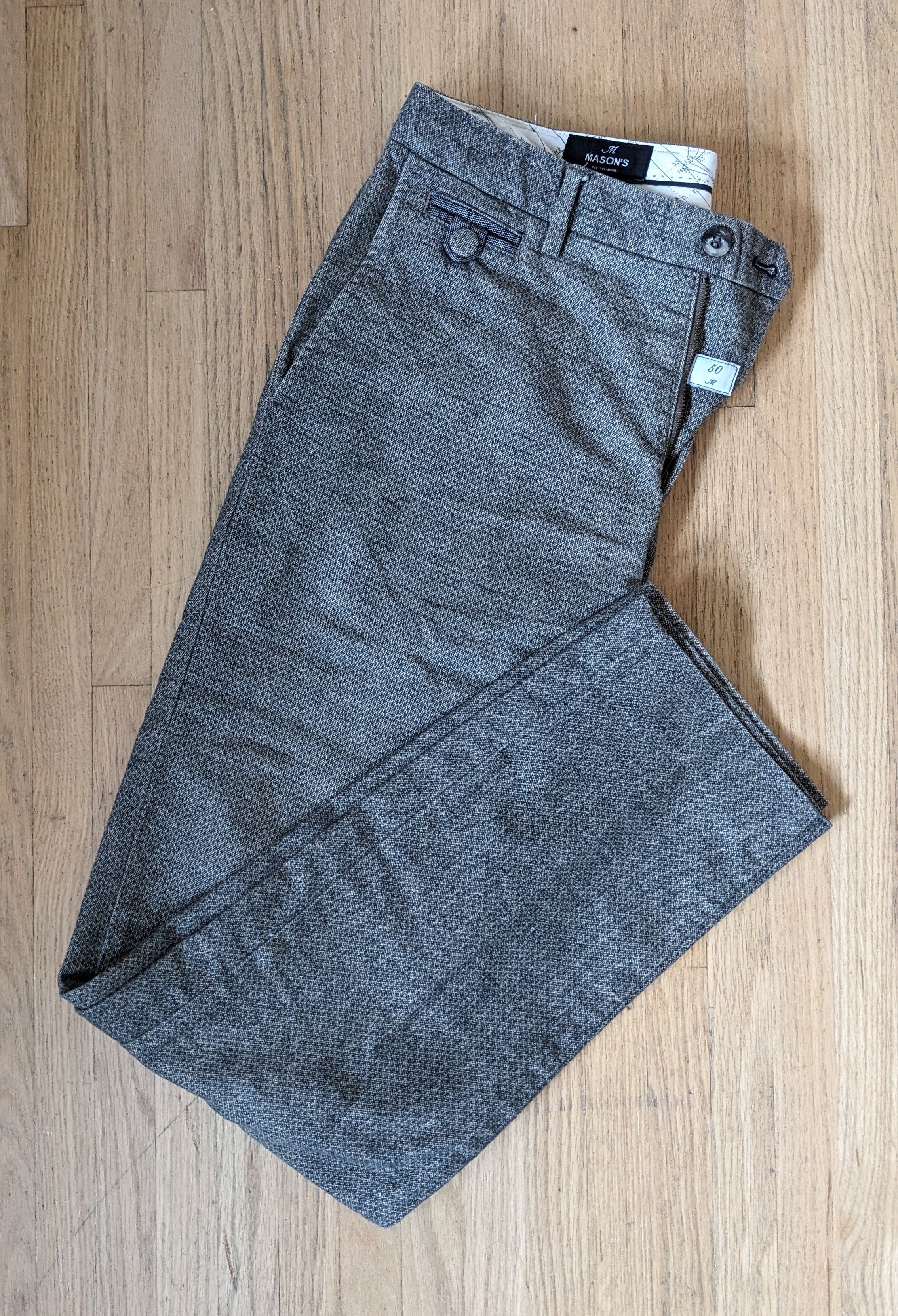 Mason's Torino Super, Soft Cotton Trousers Size US 32 / EU 48 - 1 Thumbnail