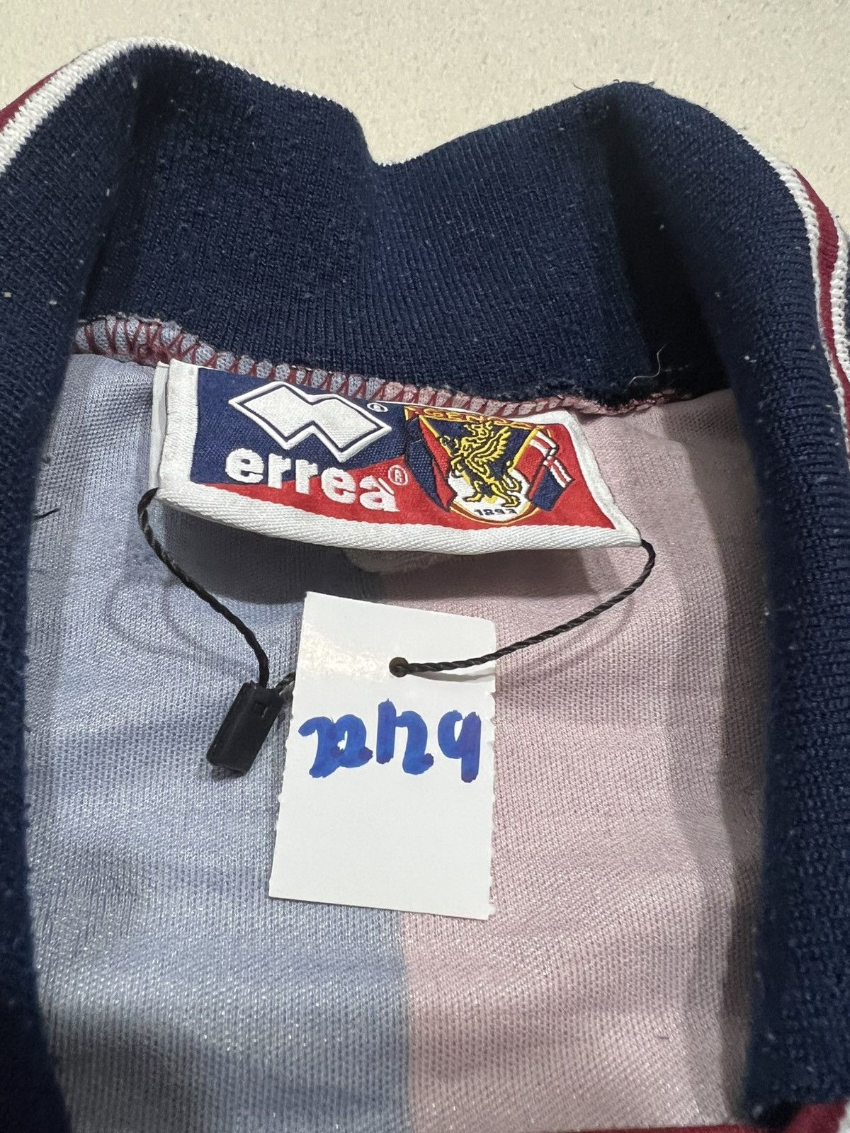 Errea Genoa 1994 Errea Home Longsleeve Jersey Size US L / EU 52-54 / 3 - 8 Thumbnail