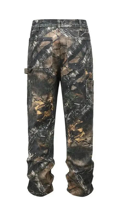Japanese Brand × Vintage Y2K Streetwear Camouflage Straight Jean Size US 30 / EU 46 - 4 Thumbnail