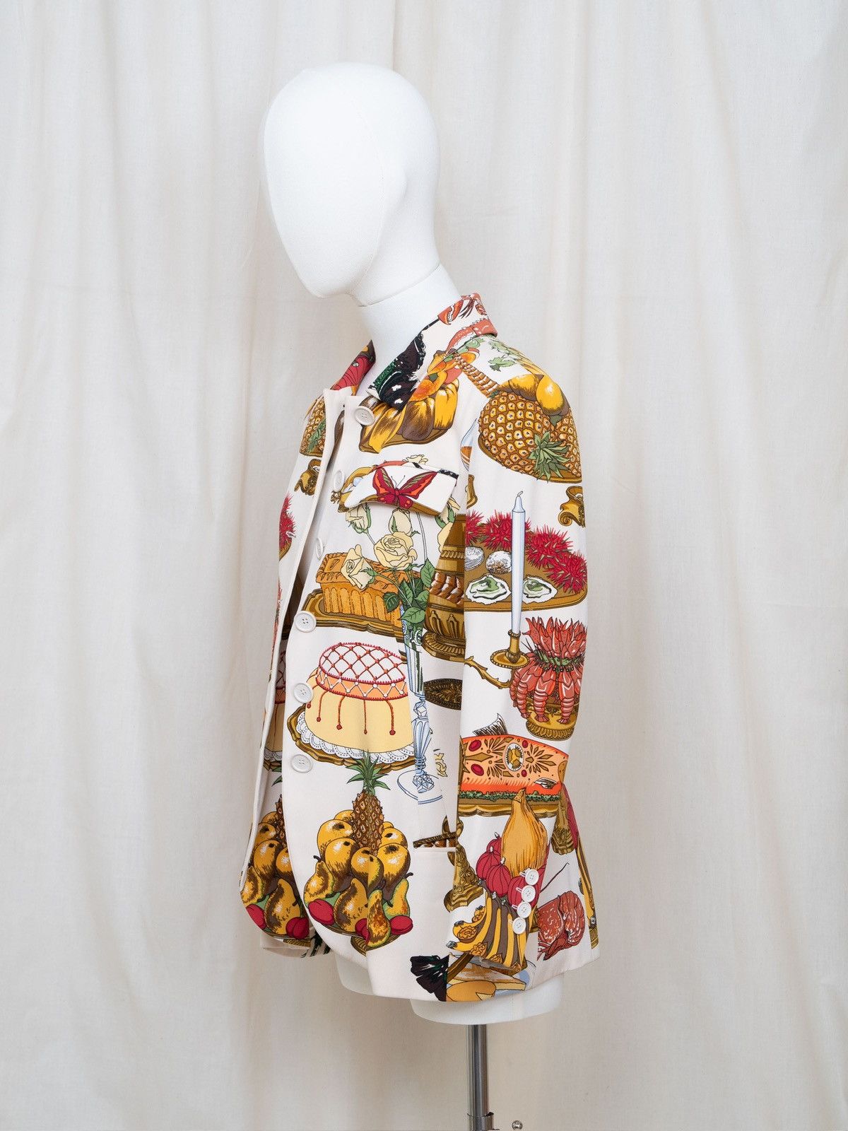 Hermes Hermès Fruit and Dessert Print Jacket Size S / US 4 / IT 40 - 3 Thumbnail