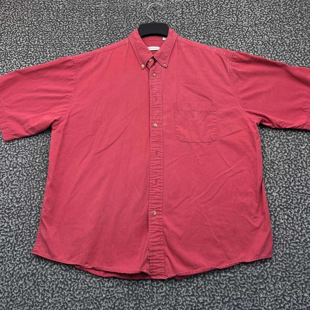 Van Heusen Van Heusen Button Up Shirt 17 - 17 1/2 XL Collared Cotton Size US XL / EU 56 / 4 - 1 Thumbnail