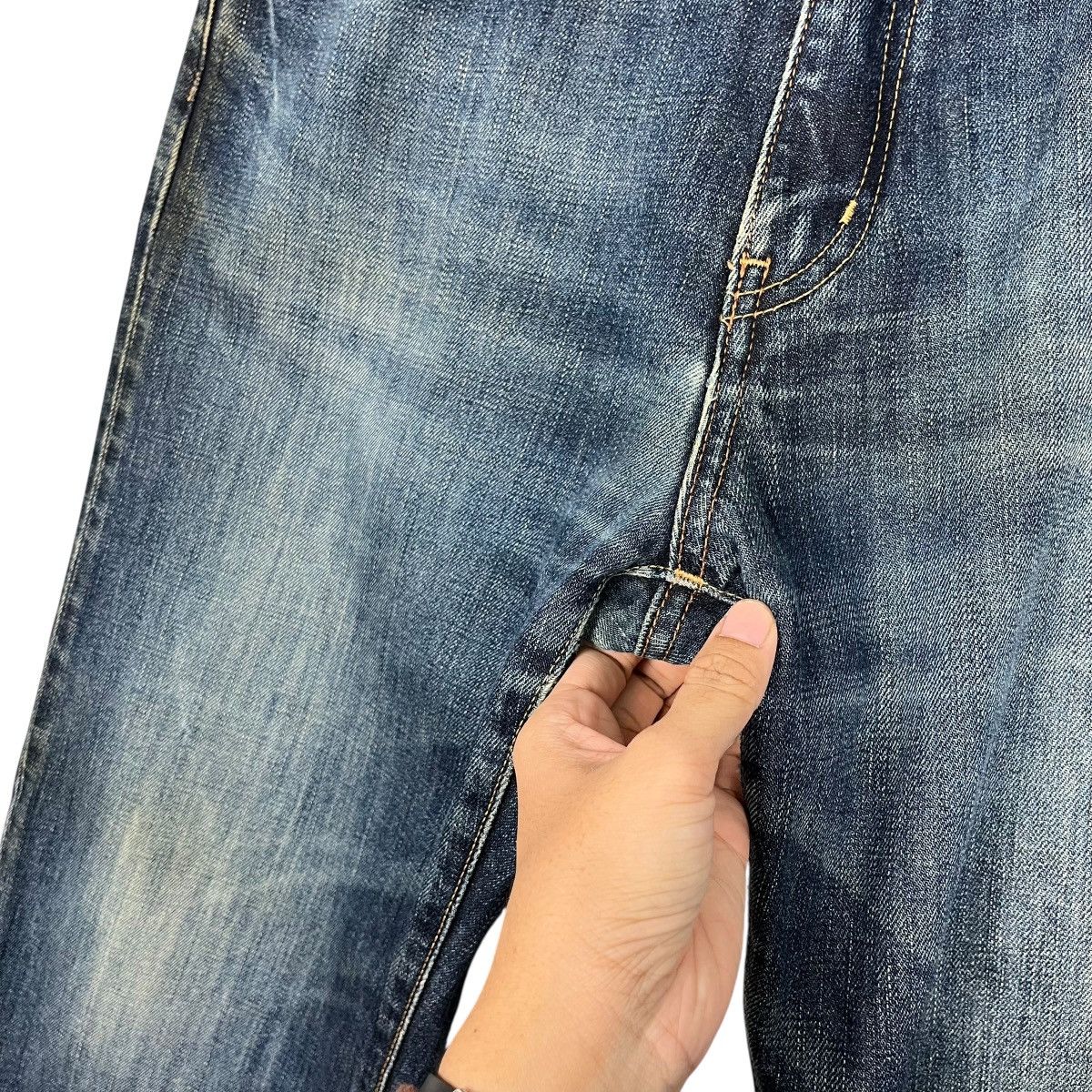 Japanese Brand Vintage Japanese Designer Denim Jeans Size US 32 / EU 48 - 13 Thumbnail