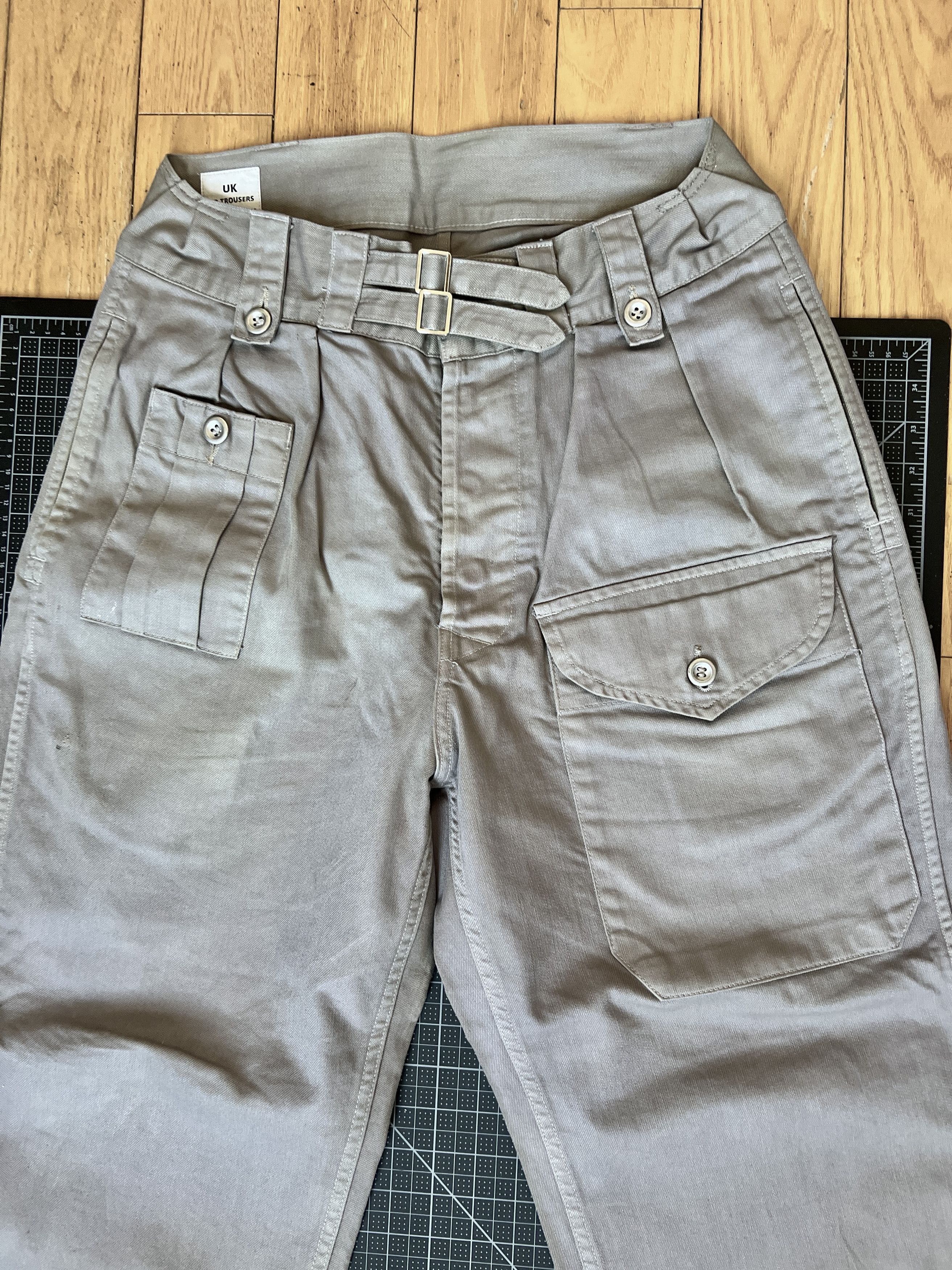 Other Vintage UK Military Trousers Heavily Faded Sz 32-33 Size US 32 / EU 48 - 3 Thumbnail