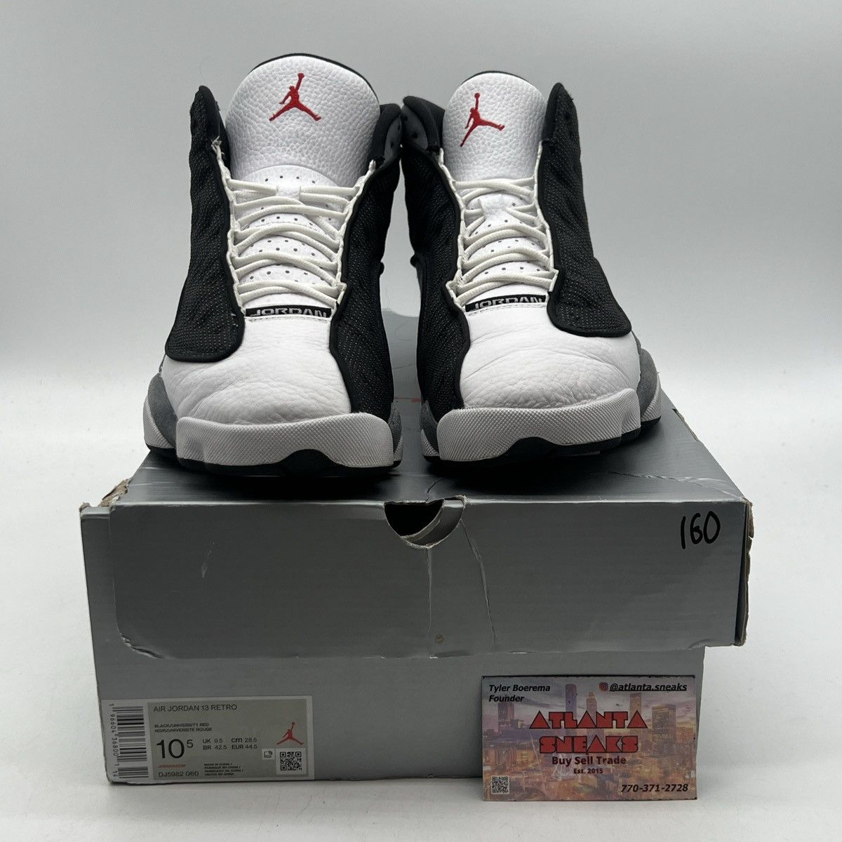 Jordan Brand Air Jordan 13 Black Flint Size US 10.5 / EU 43-44 - 2 Thumbnail
