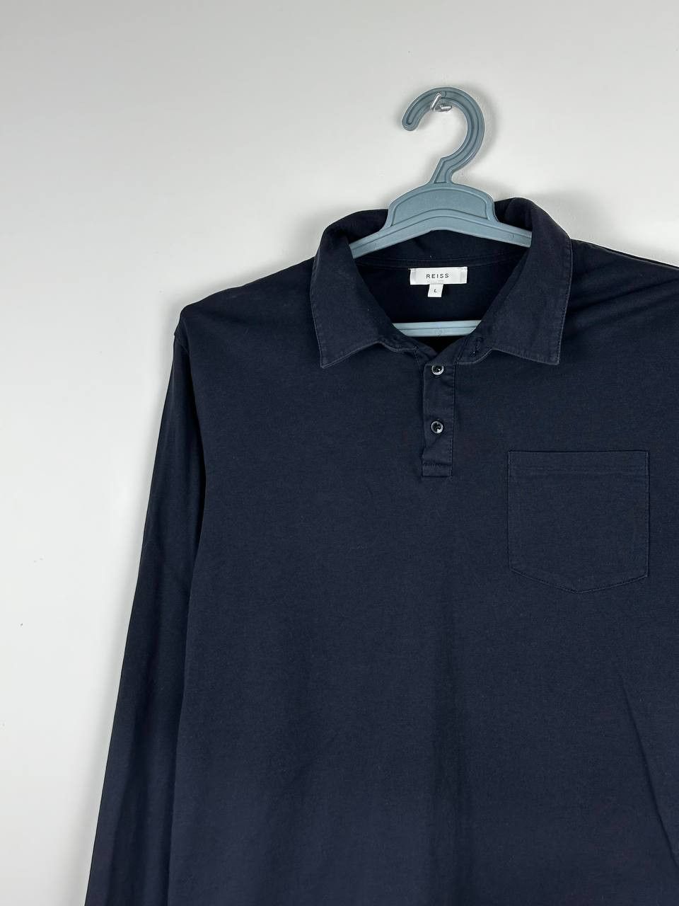 Reiss Reiss “Parry” long sleeve Light Polo Navy Size US M / EU 48-50 / 2 - 3 Thumbnail