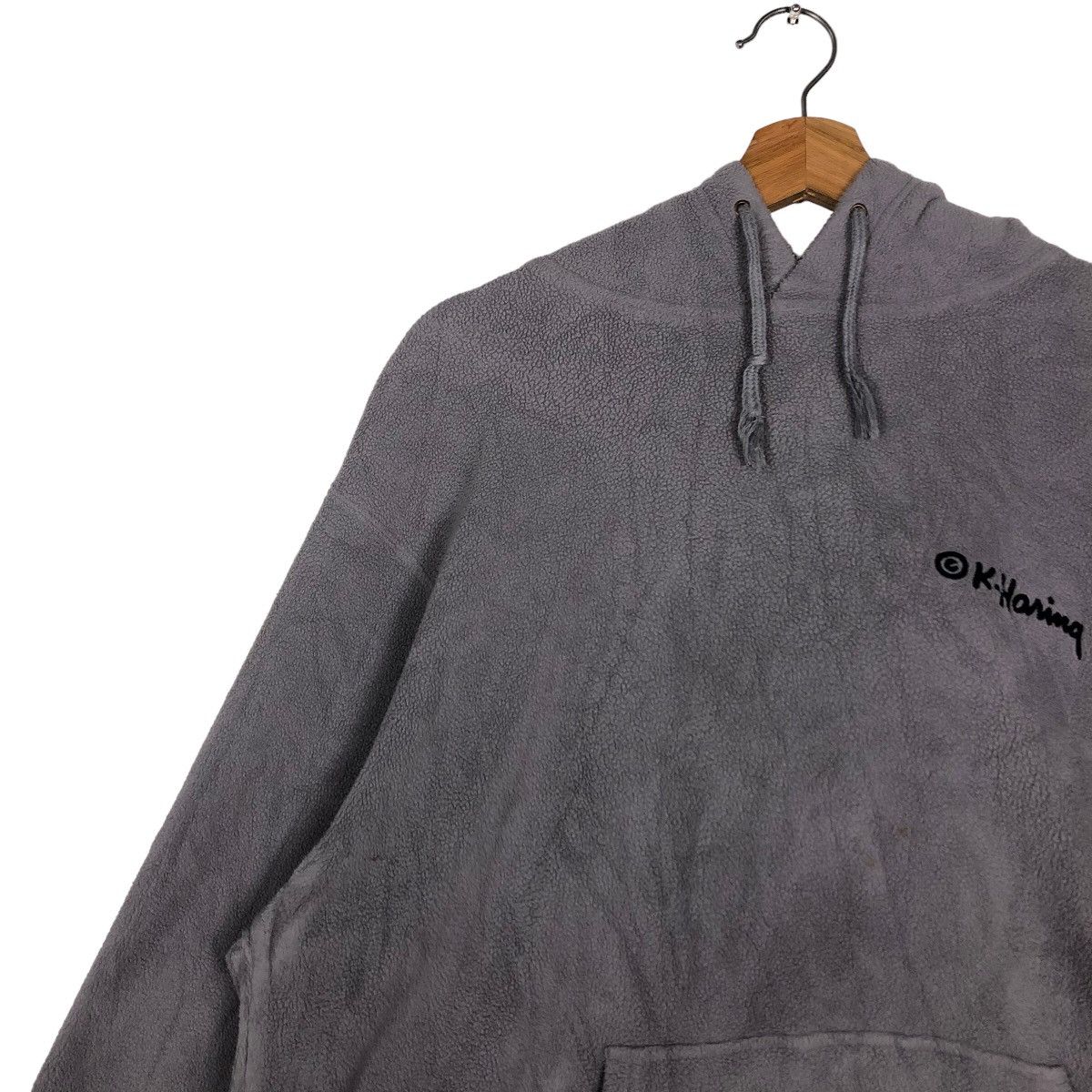 Japanese Brand 🔥Vtg Hoodie Pull Over Keith Haring Big Logo Spell Out Size US XL / EU 56 / 4 - 7 Thumbnail
