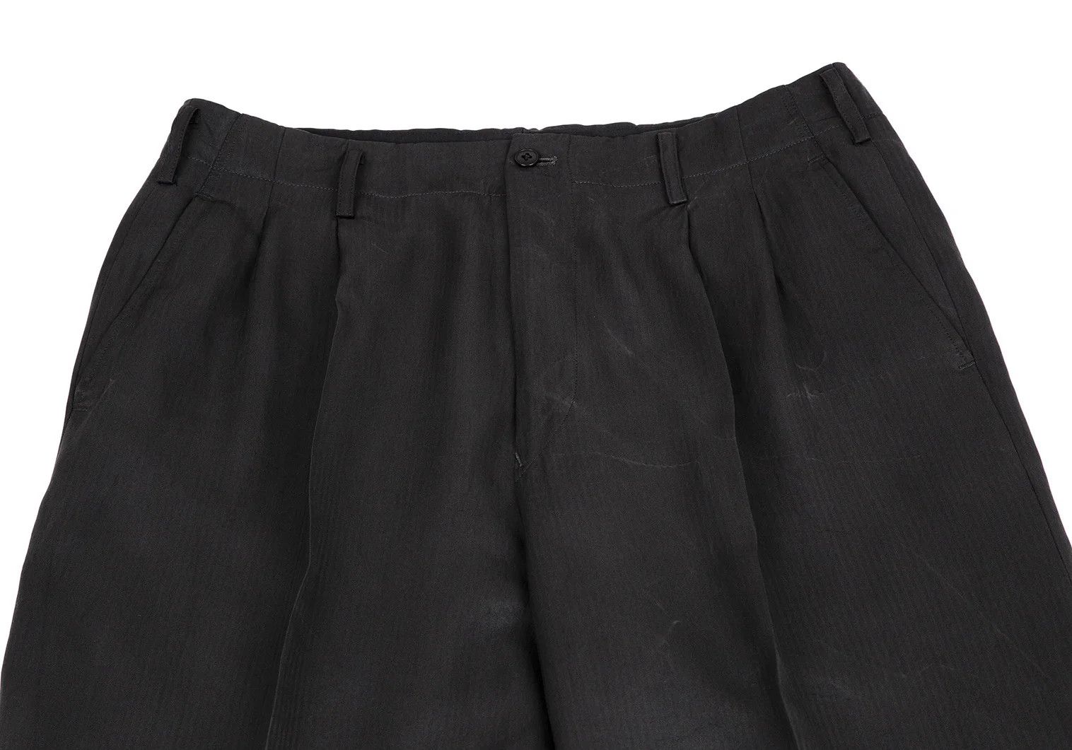 Yohji Yamamoto Yohji Yamamoto Silk Pants Grey L Size US 36 / EU 52 - 2 Thumbnail