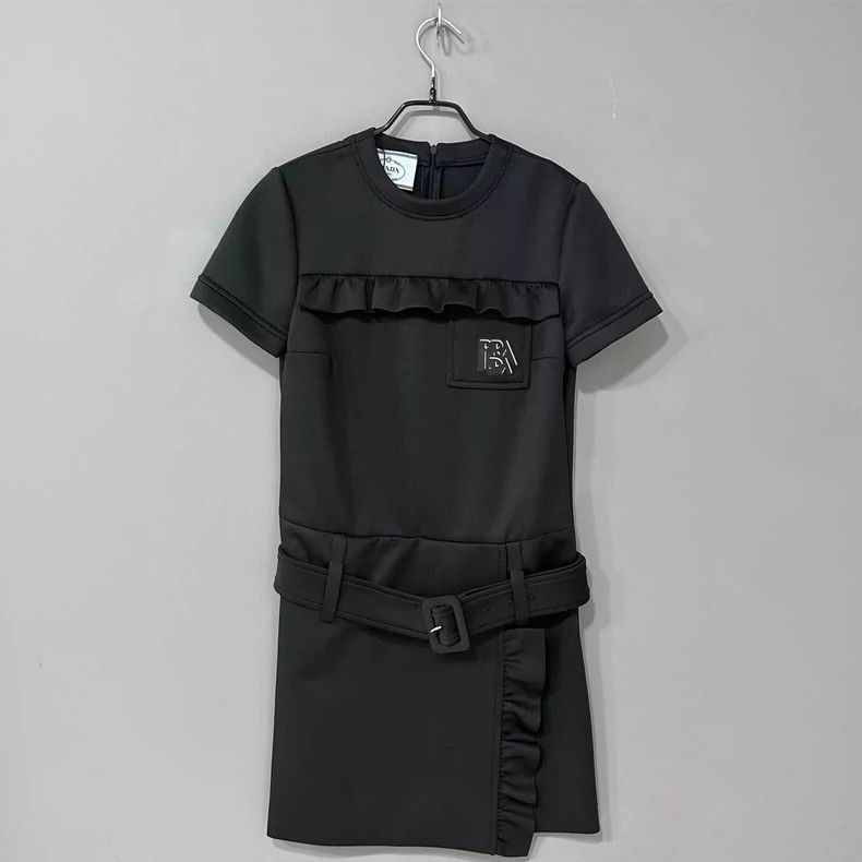 Prada Prada Show space cotton logo dress 2502-Nextarrow Size XS / US 0-2 / IT 36-38 - 2 Thumbnail