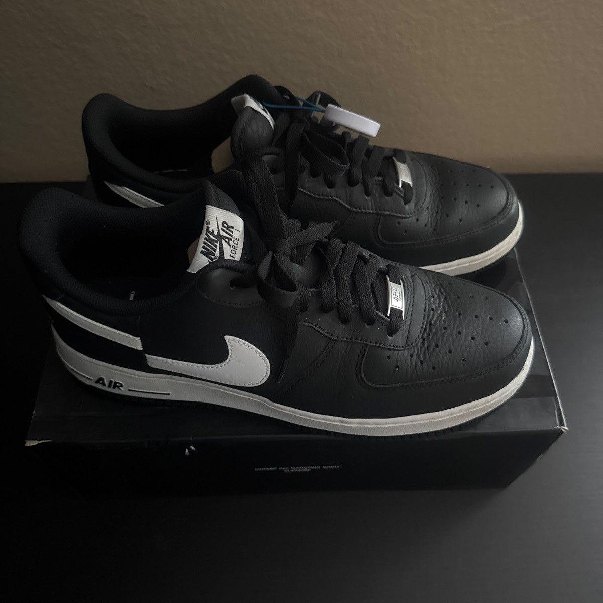 Comme des Garcons × Nike Nike Supreme CDQ Air Force 1 Black Size US 11 / EU 44 - 3 Thumbnail