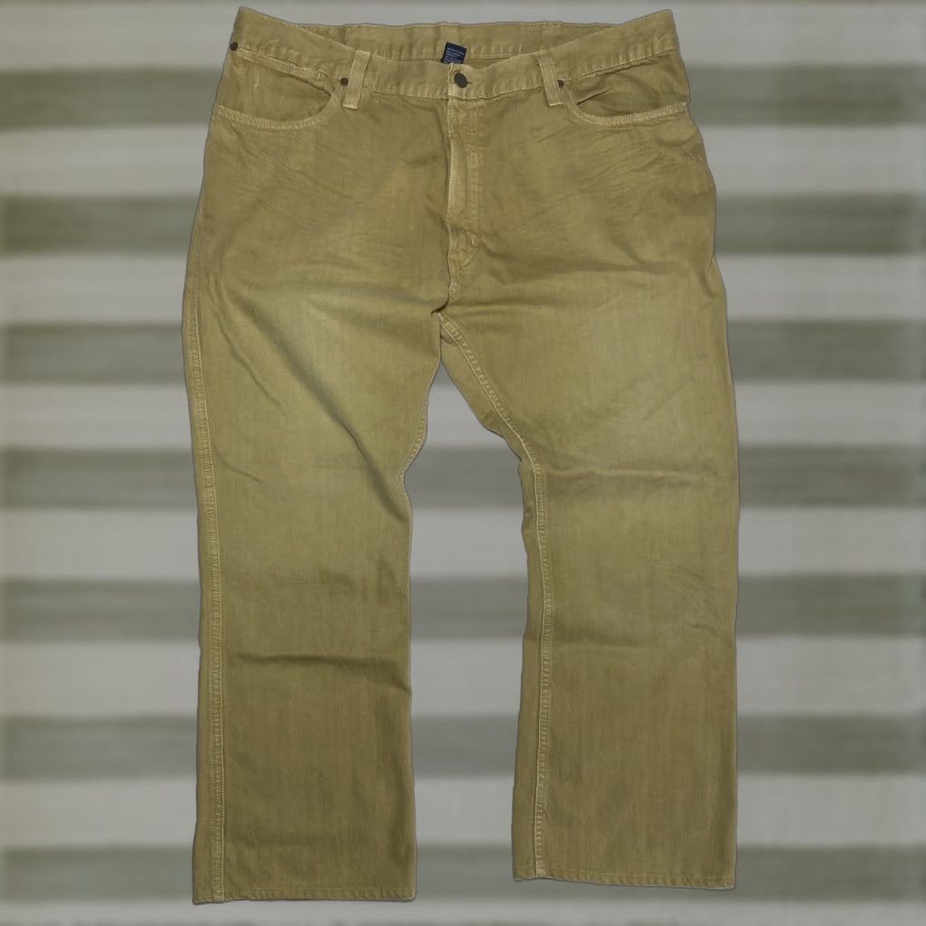 Polo Ralph Lauren Polo Ralph Lauren Jeans Bootcut Men's Khaki 40x30 5-Pocket Denim Vintage USA 100% Cotton Shirt Category: Jeans Size US L / EU 52-54 / 3 - 1 Thumbnail