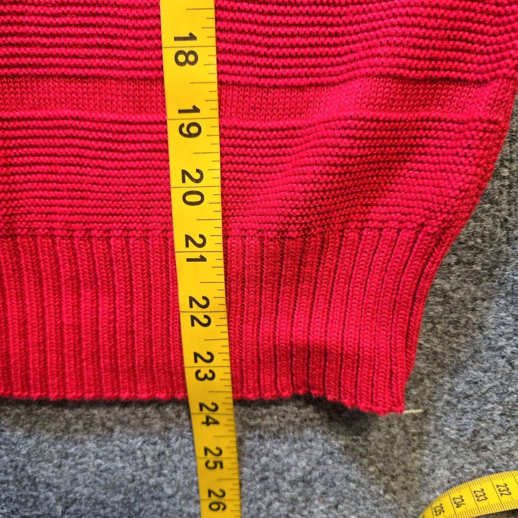 Nautica VINTAGE Keneth Too Sweater Womens Medium Red Anchor Nautical Preppy Casual Pullover Knit Boat Neck Short Sleeve Regular Knit Size M / US 6-8 / IT 42-44 - 7 Thumbnail