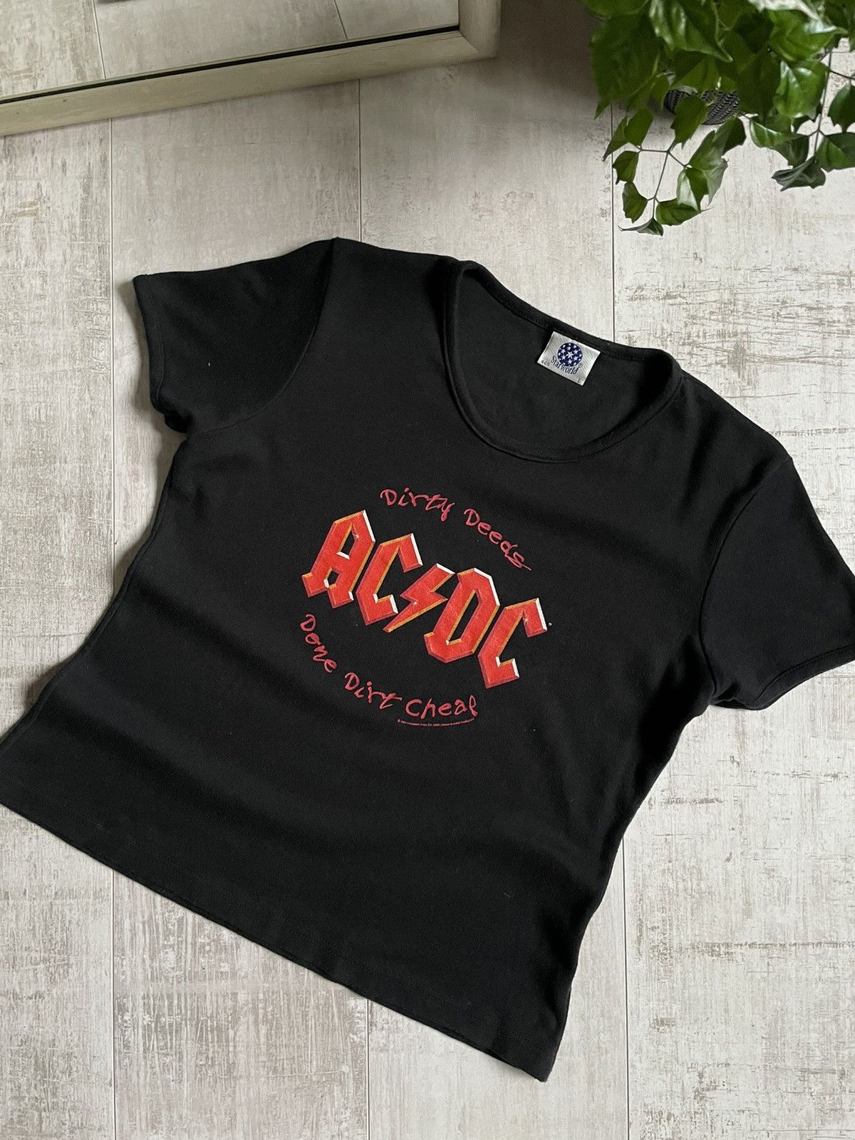 AC/DC × Band Tees × Vintage Vintage AC/DC Dirty Deeds 2004 T-Shirt Size L / US 10 / IT 46 - 3 Thumbnail