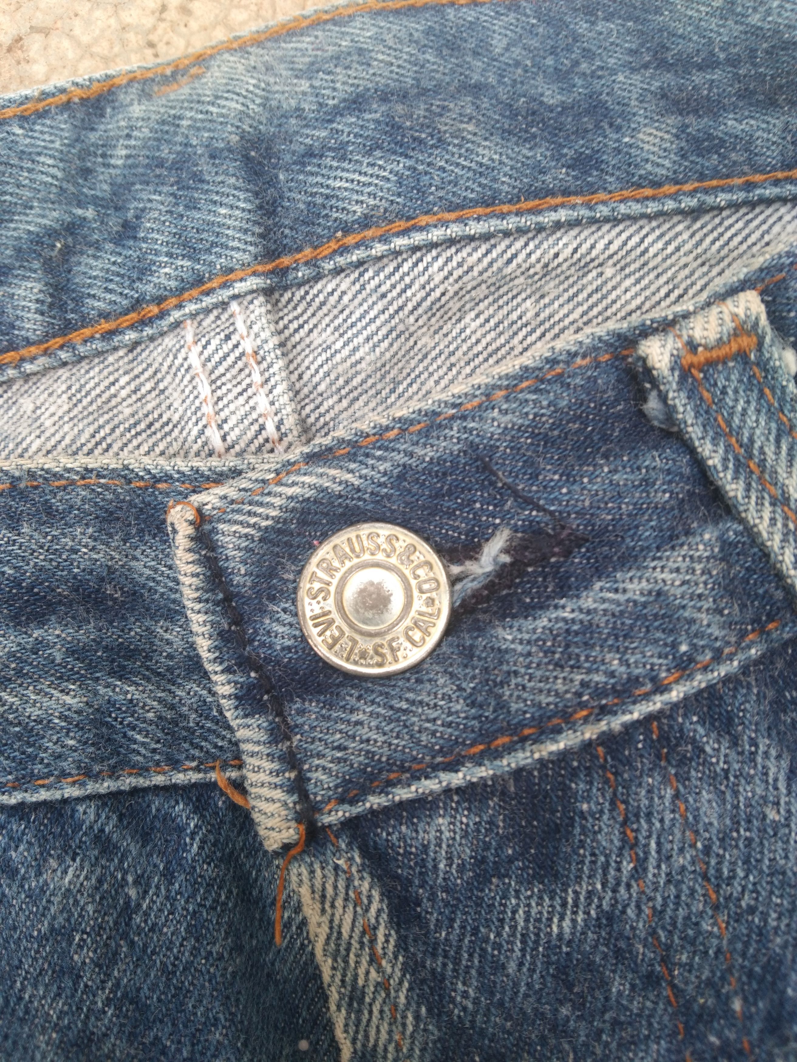 Levi's × Vintage 80s Vintage Levis 501 Made In USA Denim Jeans 28x33 Size US 28 / EU 44 - 6 Thumbnail