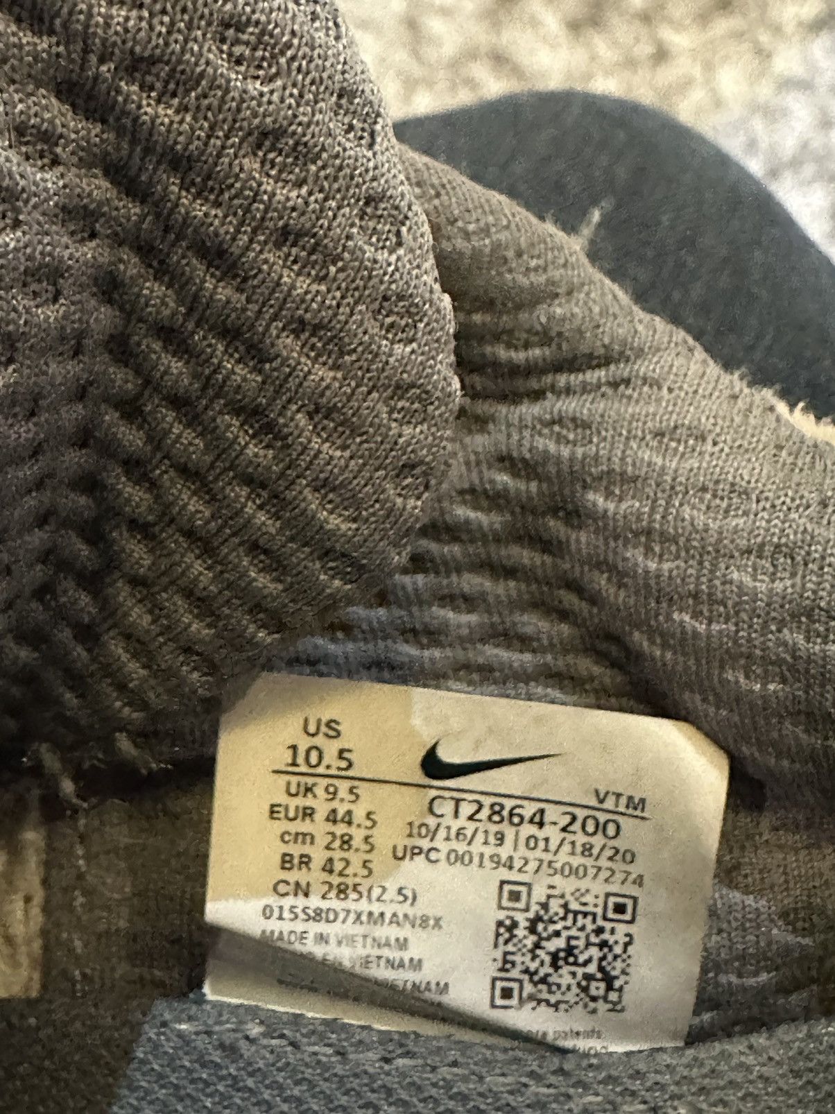 Nike × Travis Scott Nike travis scott Cactus trails 270 air max react Size US 10.5 / EU 43-44 - 9 Thumbnail