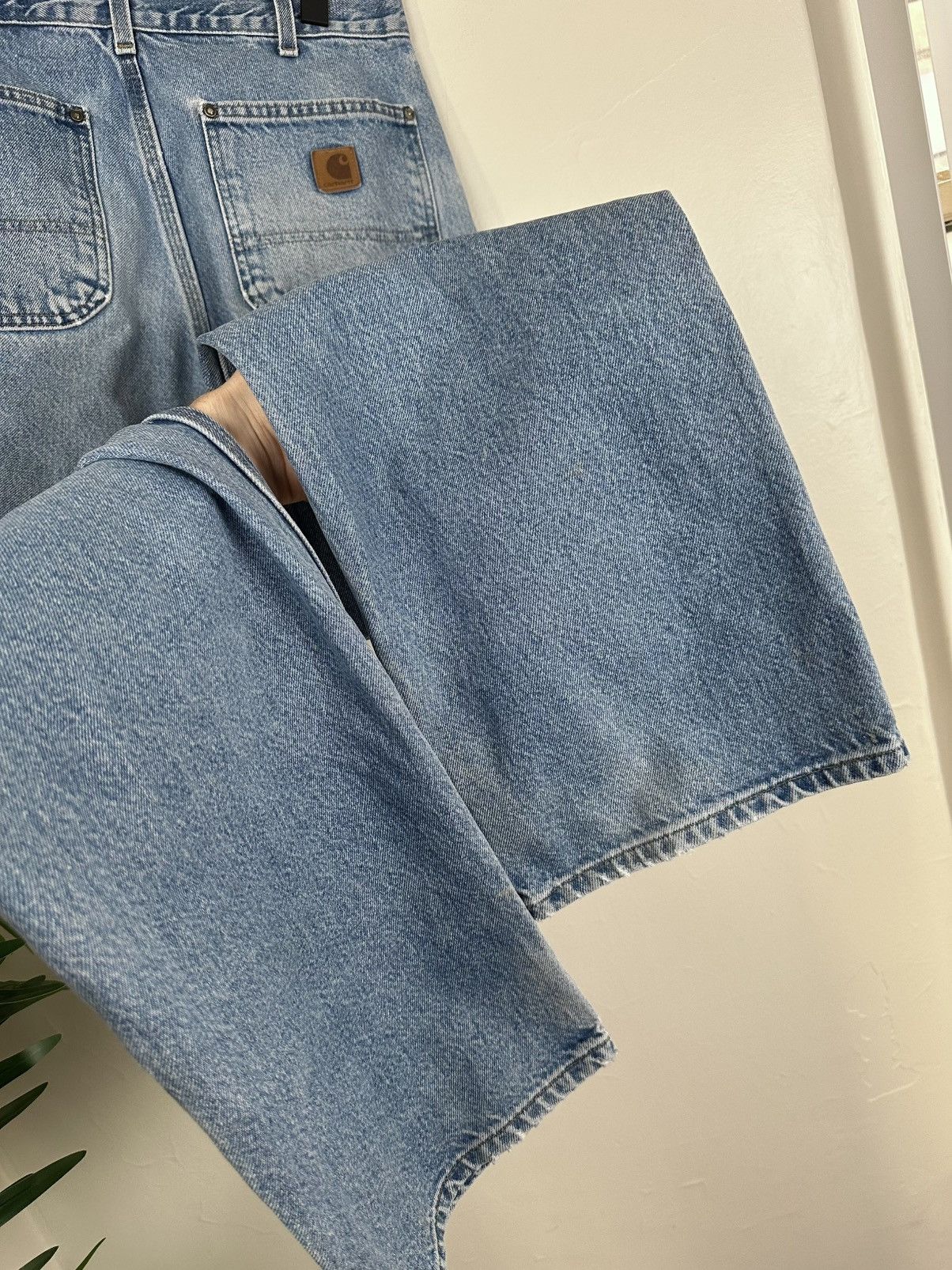 Carhartt (31x33) SICK REWORKED FADED Carhartt Double Knee Pants Size US 31 - 11 Thumbnail