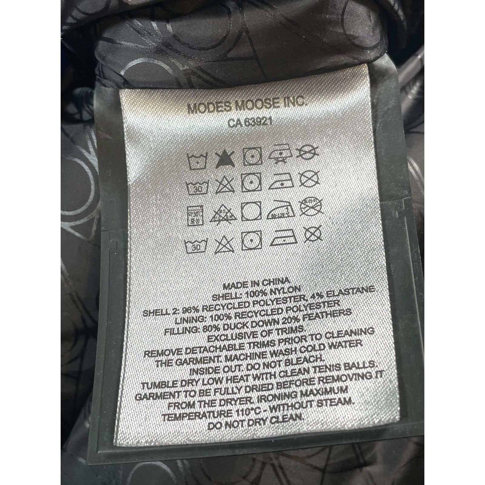 Moose Knuckles Moose Knuckles Dugald Down Black & Blue Puffer Jacket Used Size US M / EU 48-50 / 2 - 5 Thumbnail