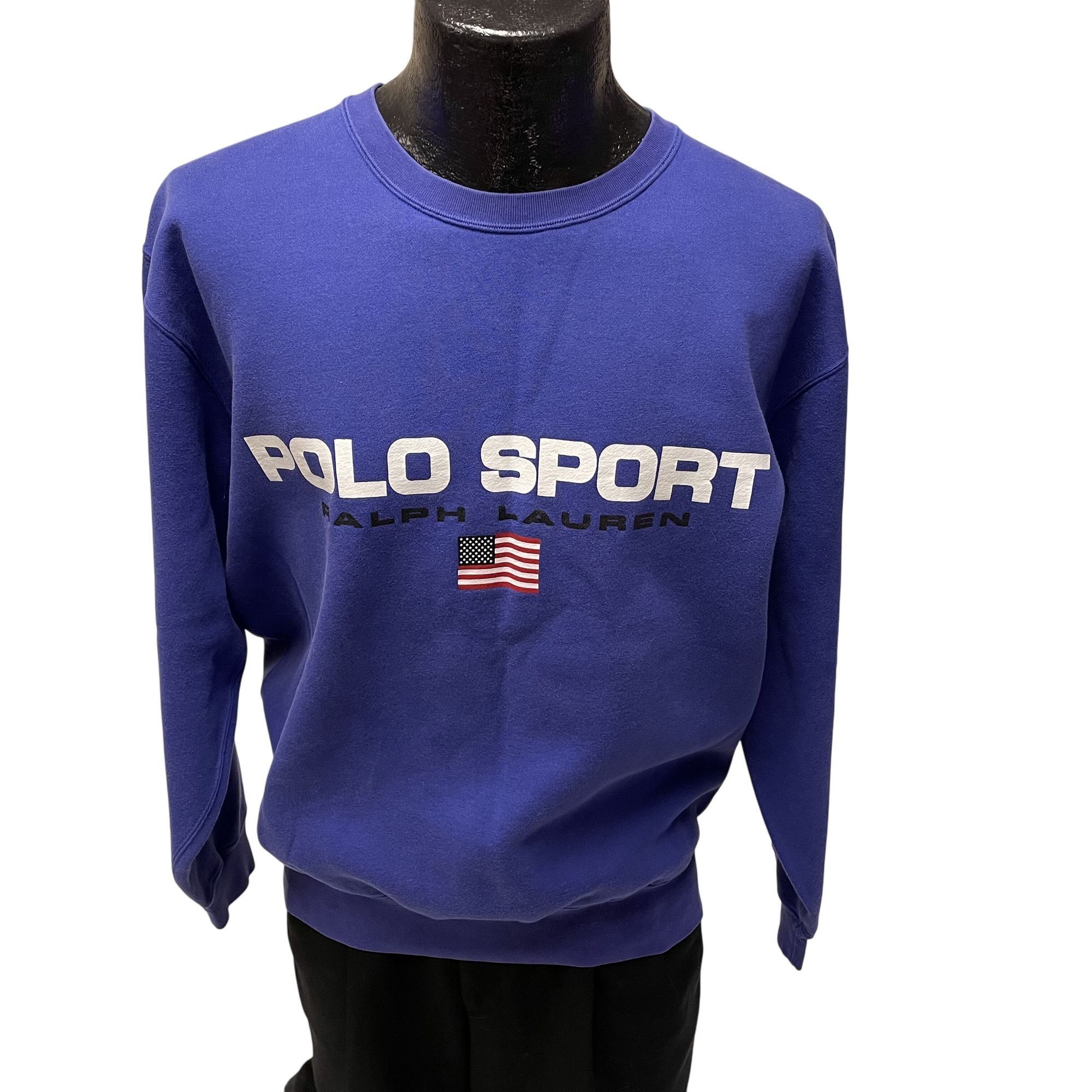 Polo Ralph Lauren Vtg Ralph Lauren Spell Out POLO Sport LOGO Sweatshirt Size US M / EU 48-50 / 2 - 2 Thumbnail