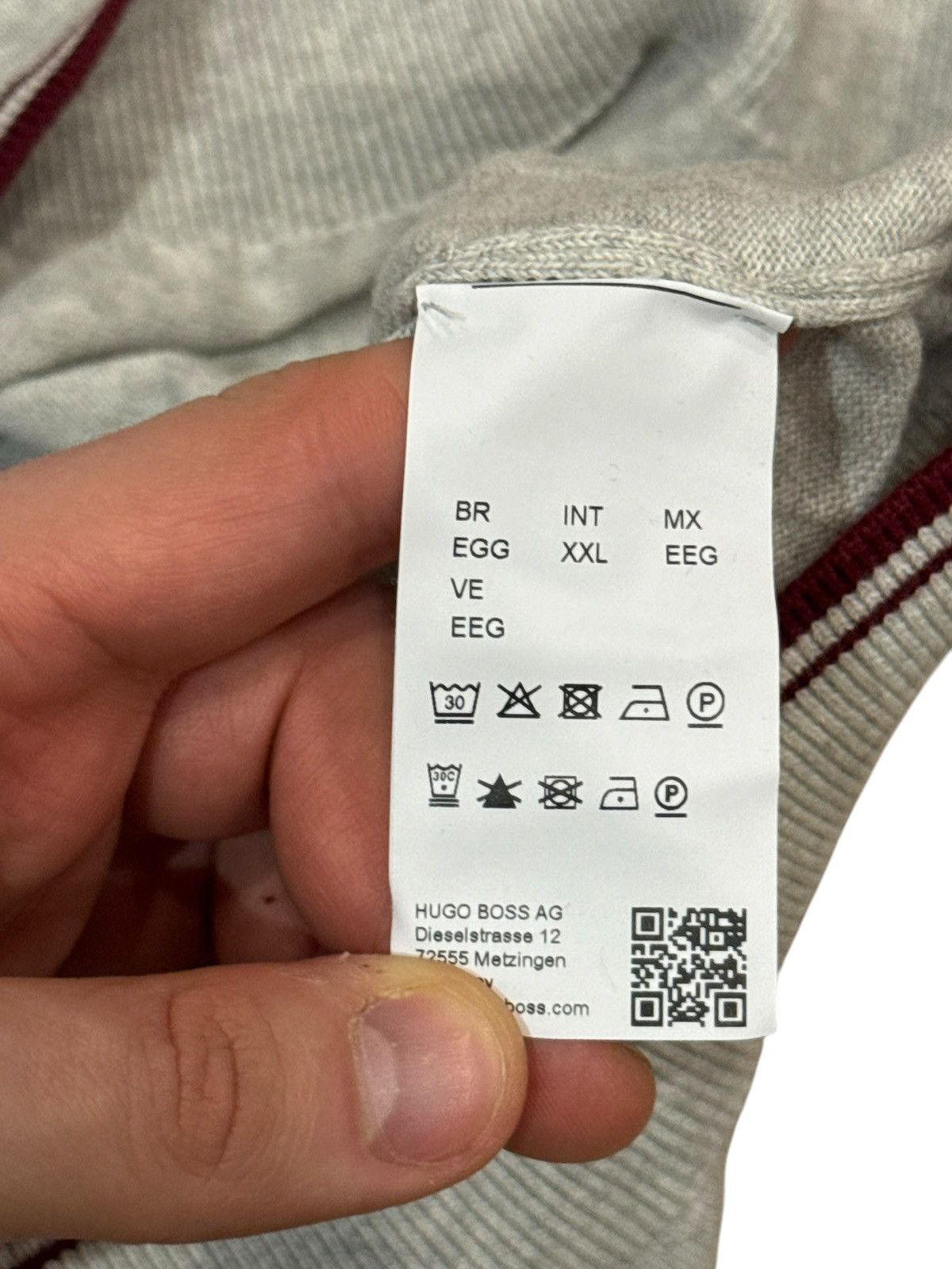 Hugo Boss Hugo Boss 1/4 Zip Cotton Jumper Sweatshirt XXL 2XL Size US XXL / EU 58 / 5 - 9 Thumbnail