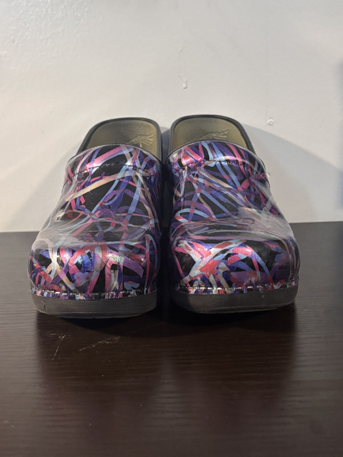 Dansko Dansko Women's XP 2.0 Ribbon Patent Clog Professional Sz 40 Size US 10 / IT 40 - 3 Thumbnail