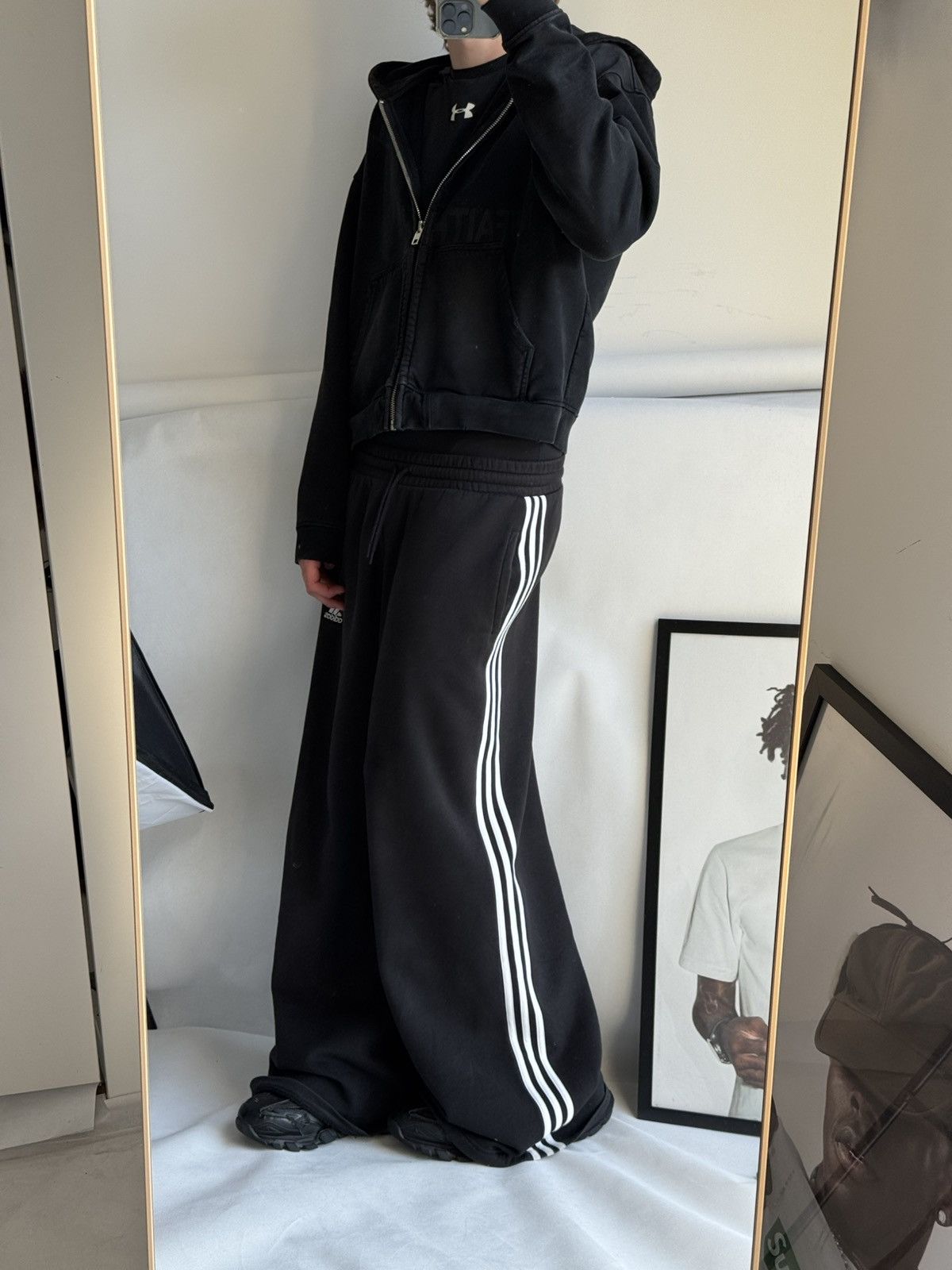 No Faith Studios NFS ZIP JACKET Washed Black Zip Up Hoodie no faith Studios Size US S / EU 44-46 / 1 - 16 Thumbnail