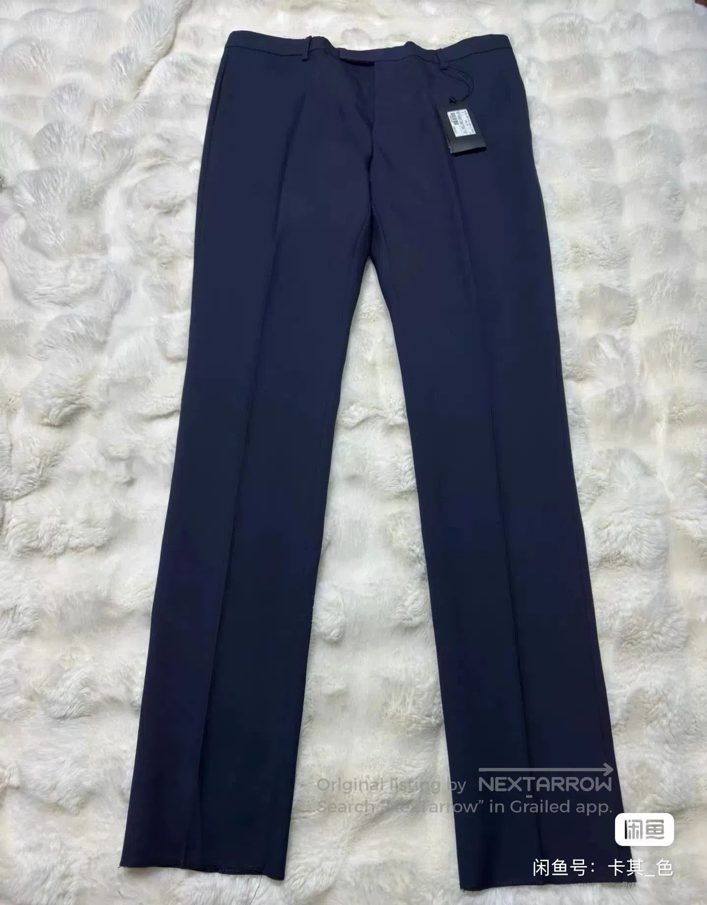 Saint Laurent Paris Saint Laurent 2014 Runway Blue Trousers. Size US 28 / EU 44 - 1 Thumbnail