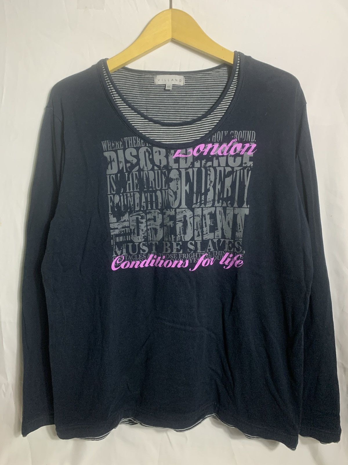 Japanese Brand Villand Doublelayer style longsleve Size US M / EU 48-50 / 2 - 1 Thumbnail