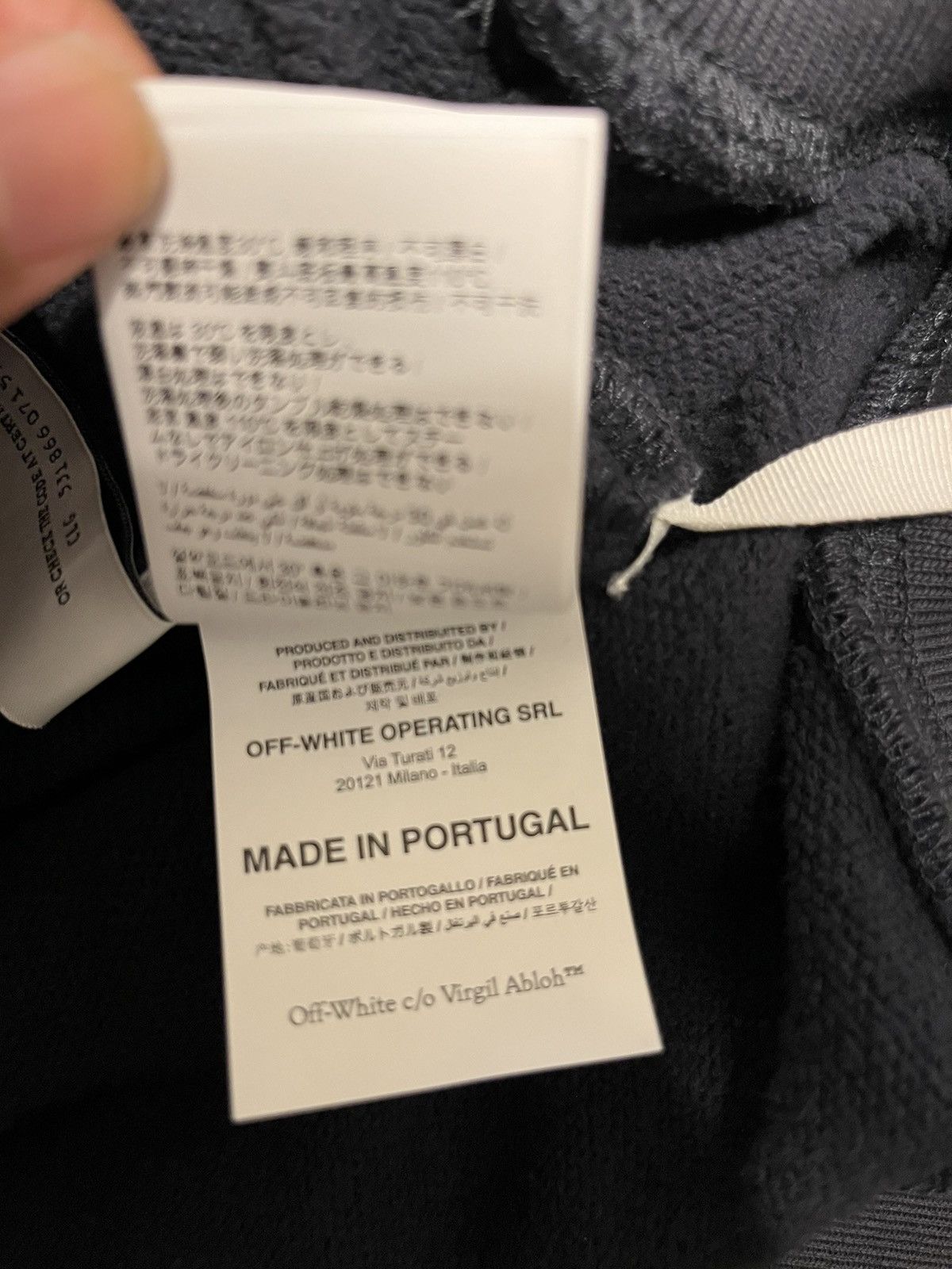 Off-White Off-White hoodie “Warrior Skate hoodie outer space” Size US S / EU 44-46 / 1 - 9 Thumbnail