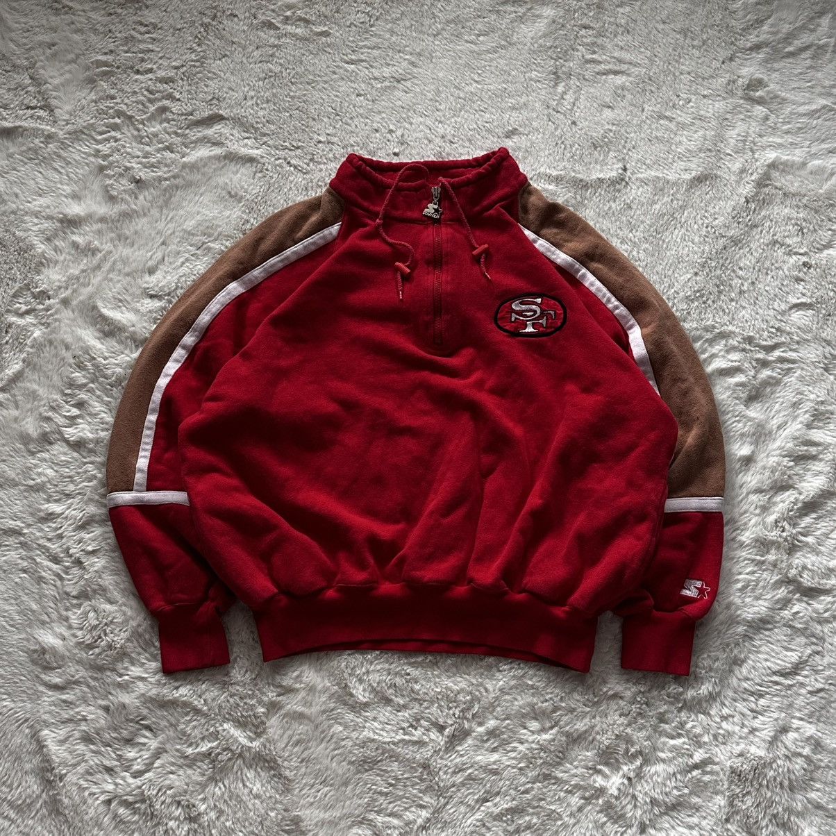 vintage starter san francisco 49ers hoodie