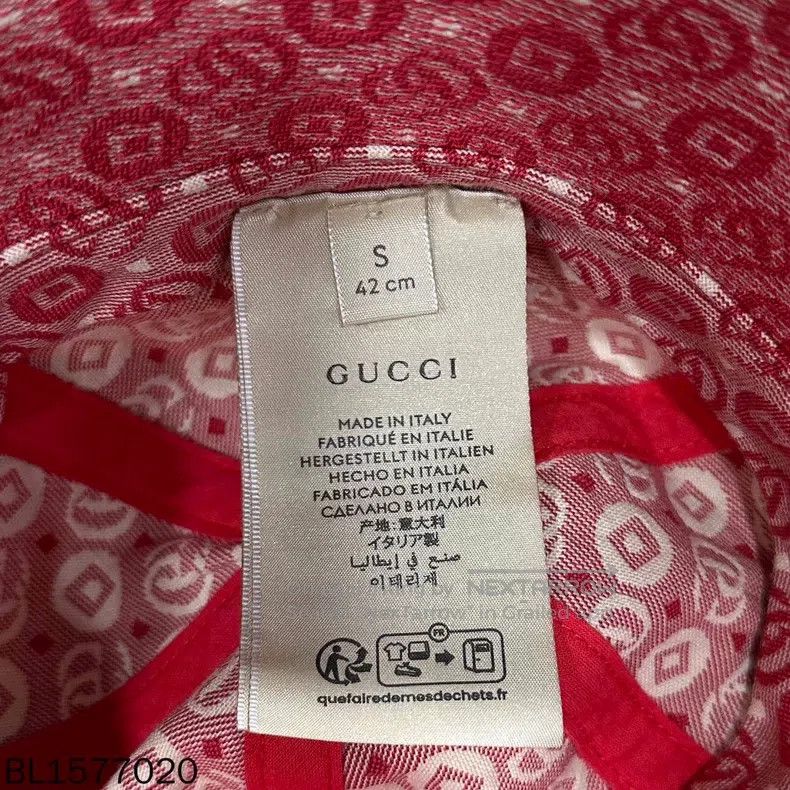 Gucci Gucci Double G full-print canvas fisherman's hat Size ONE SIZE - 5 Thumbnail