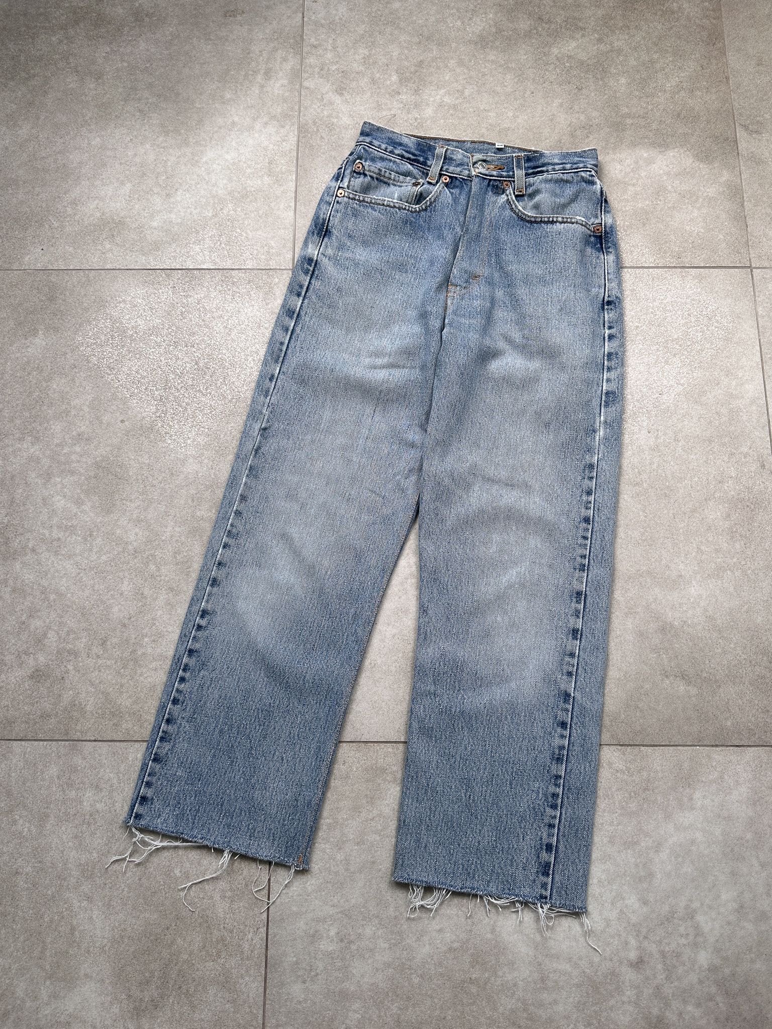 Levi's Vintage Levi's Flared Blue Denim Jeans Size 25" / US 0 / IT 36 - 5 Thumbnail