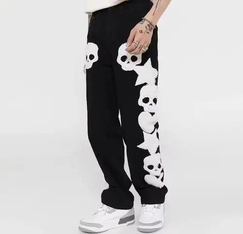 Japanese Brand × Jean Street devil black pants Size US 32 / EU 48 - 1 Thumbnail