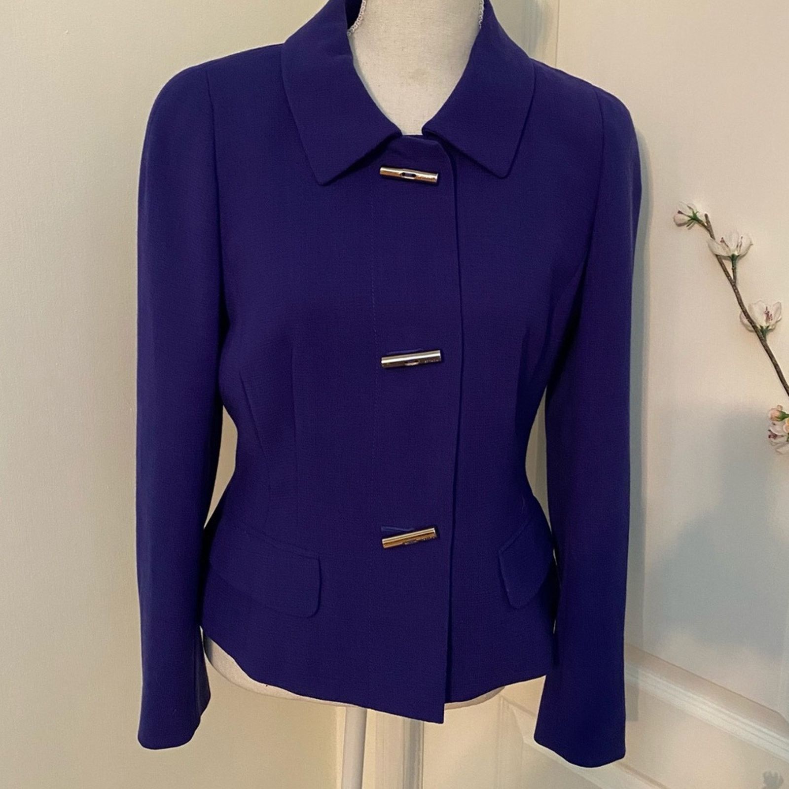 Escada ESCADA Barongo Jacket Blazer, Size 36 Size XS / US 0-2 / IT 36-38 - 3 Thumbnail