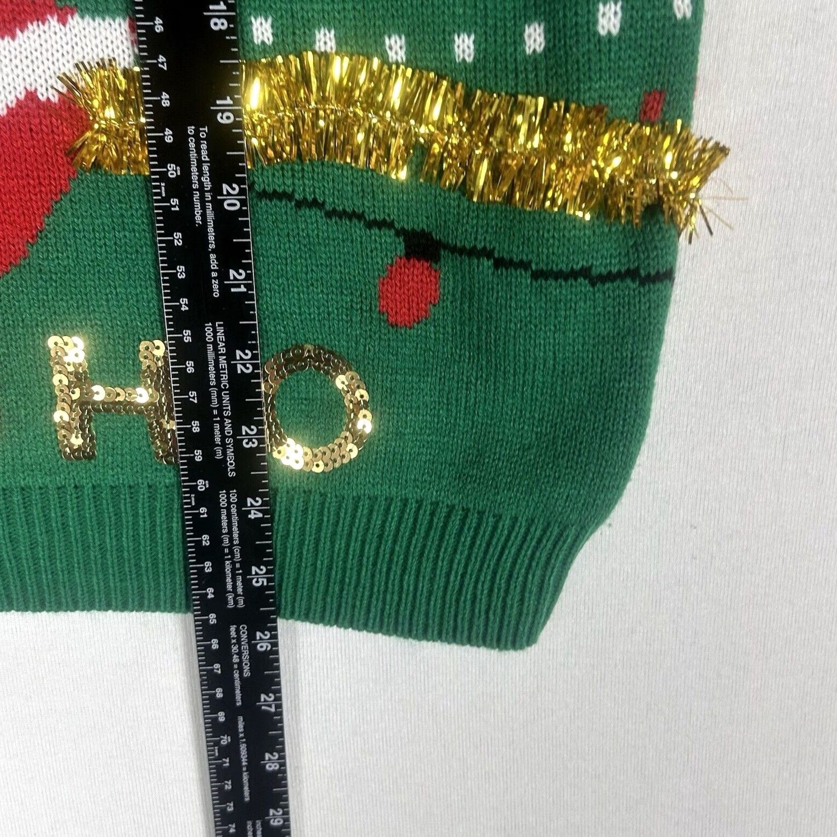 Vintage VINTAGE Ugly Christmas Sweater Womens Juniors XL 15-17 Festive Funny Party Holiday Santa Size XL / US 12-14 / IT 48-50 - 7 Thumbnail