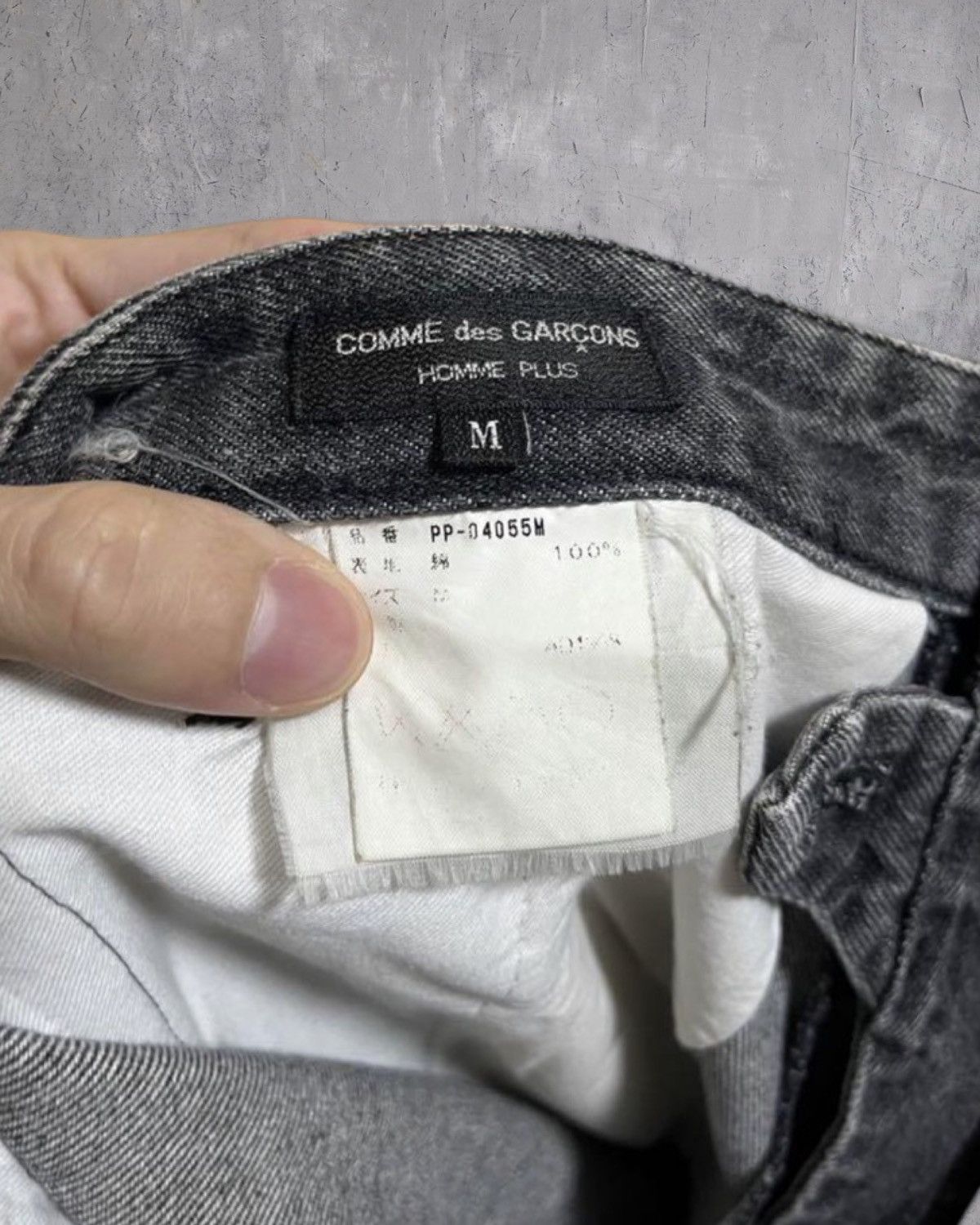 Comme des Garcons × Comme des Garcons Homme × Comme des Garcons Homme Plus AW98 Comme des garcons homme plus inside out denim Size US 30 / EU 46 - 5 Thumbnail