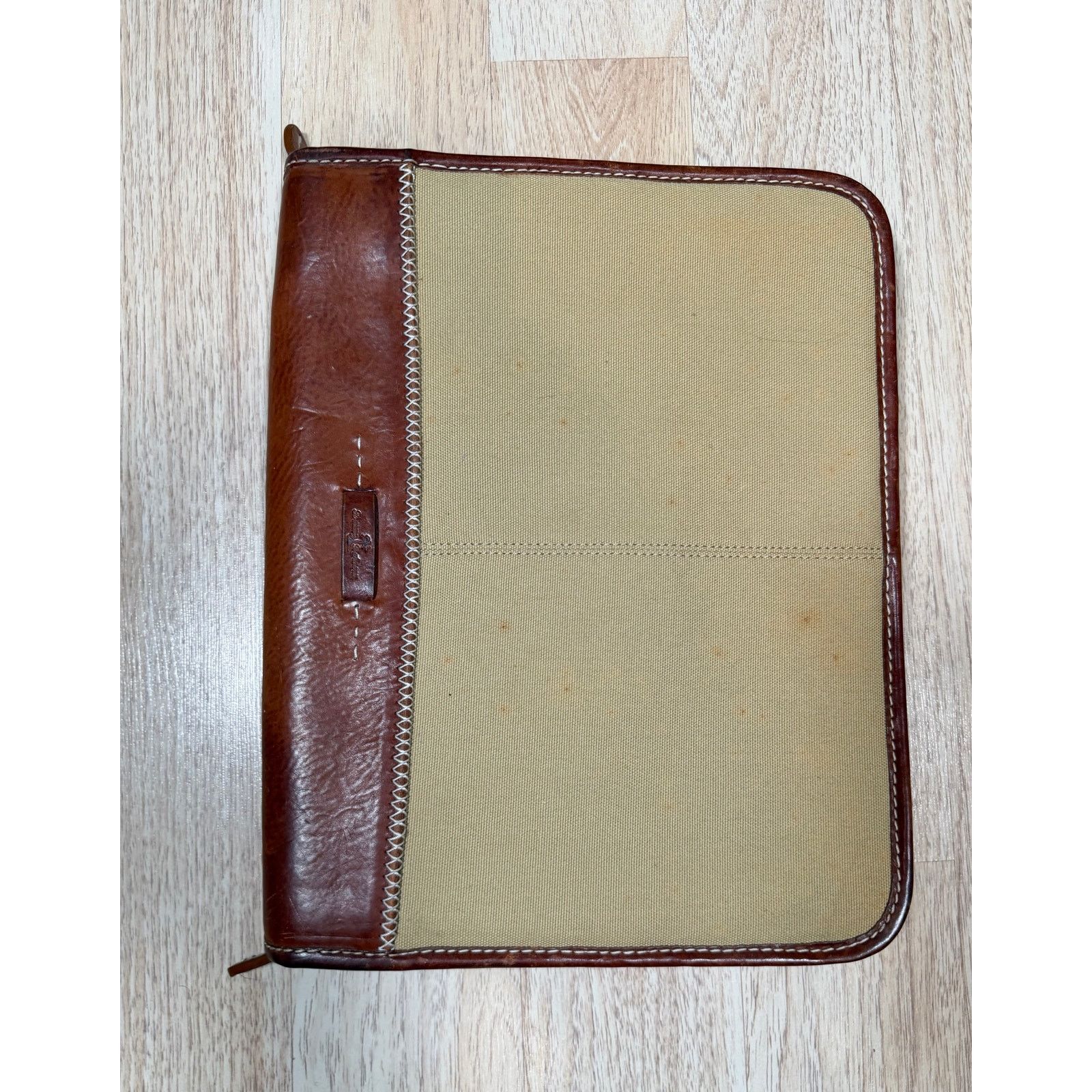 Tommy Bahama Vintage Tommy Bahama Leather/Canvas Portfolio Brief Folder Size ONE SIZE - 1 Thumbnail