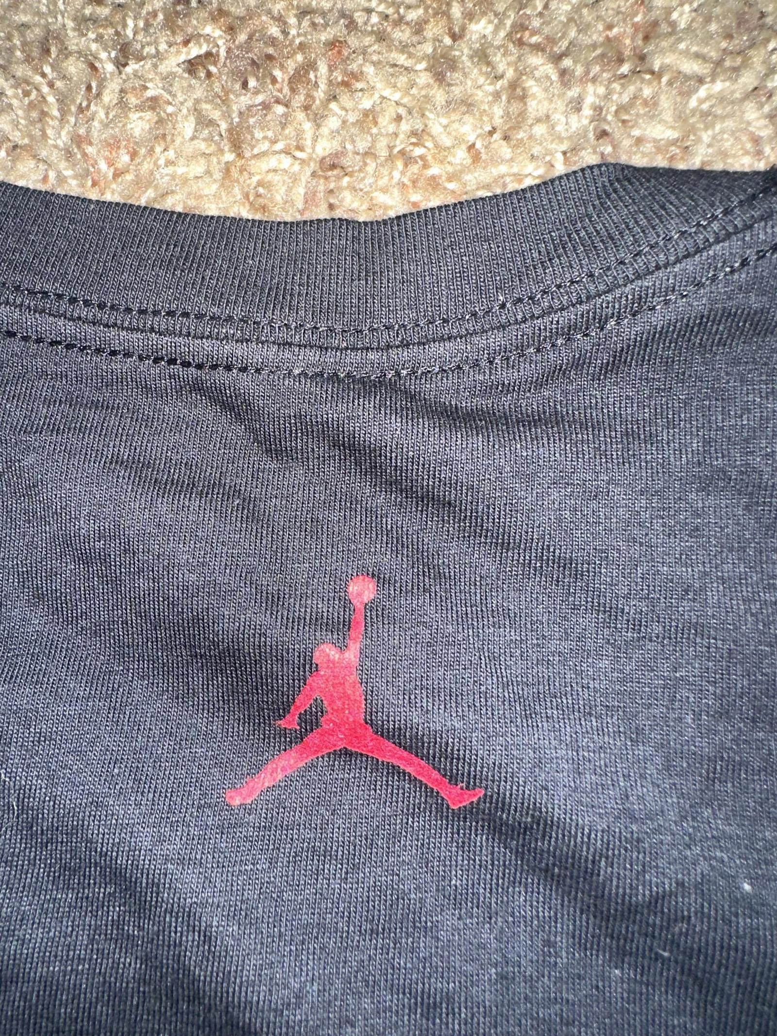 Designer Vintage Air Jordan Men's Jumpman Fly Black T-Shirt Size US M / EU 48-50 / 2 - 5 Thumbnail
