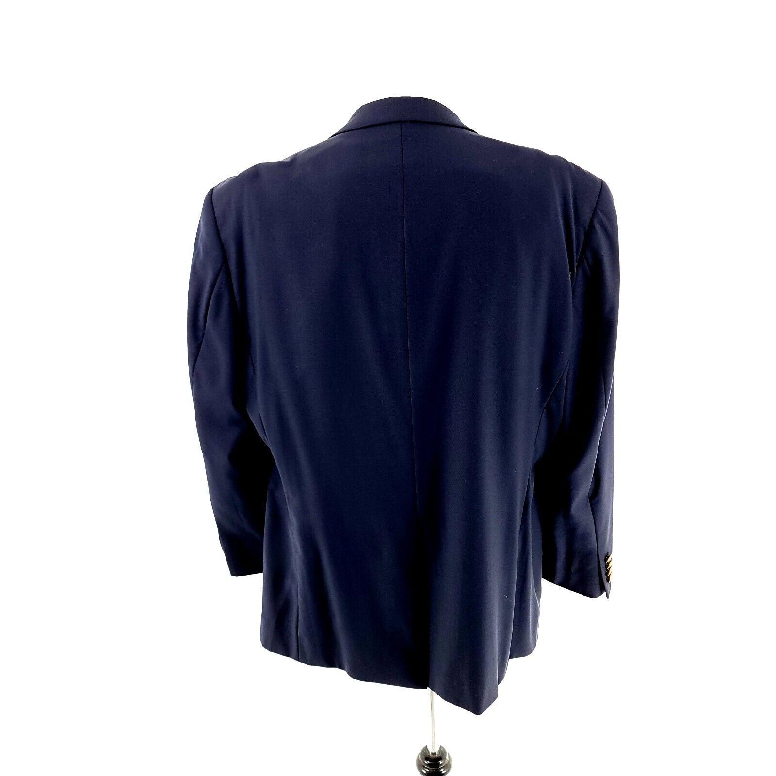 Lauren Ralph Lauren Lauren Ralph Lauren Wool 2 Gold Button Blazer 44R Blue Size 44R - 6 Thumbnail