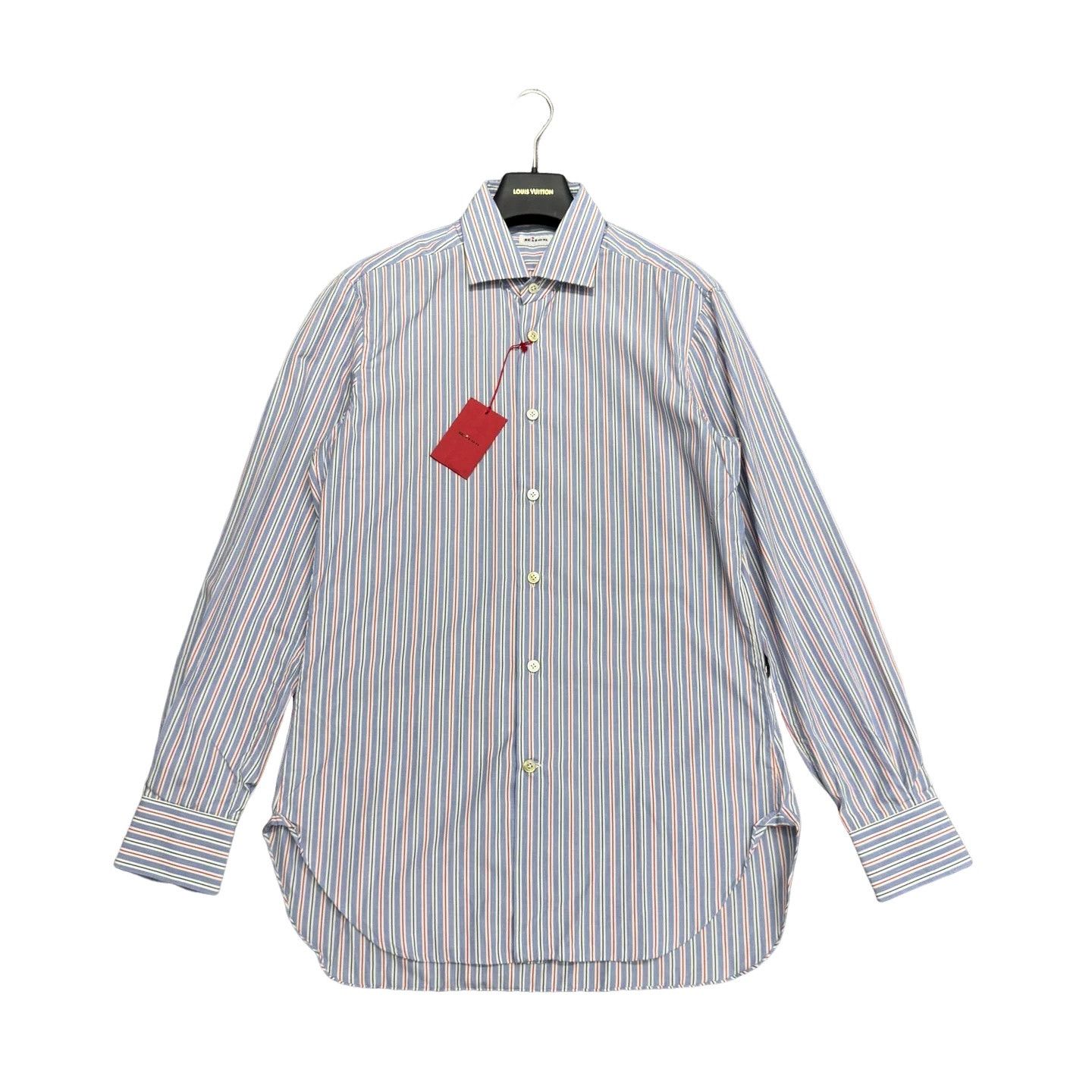 Kiton Kiton Striped Button Up Shirt Size S Size US S / EU 44-46 / 1 - 1 Thumbnail