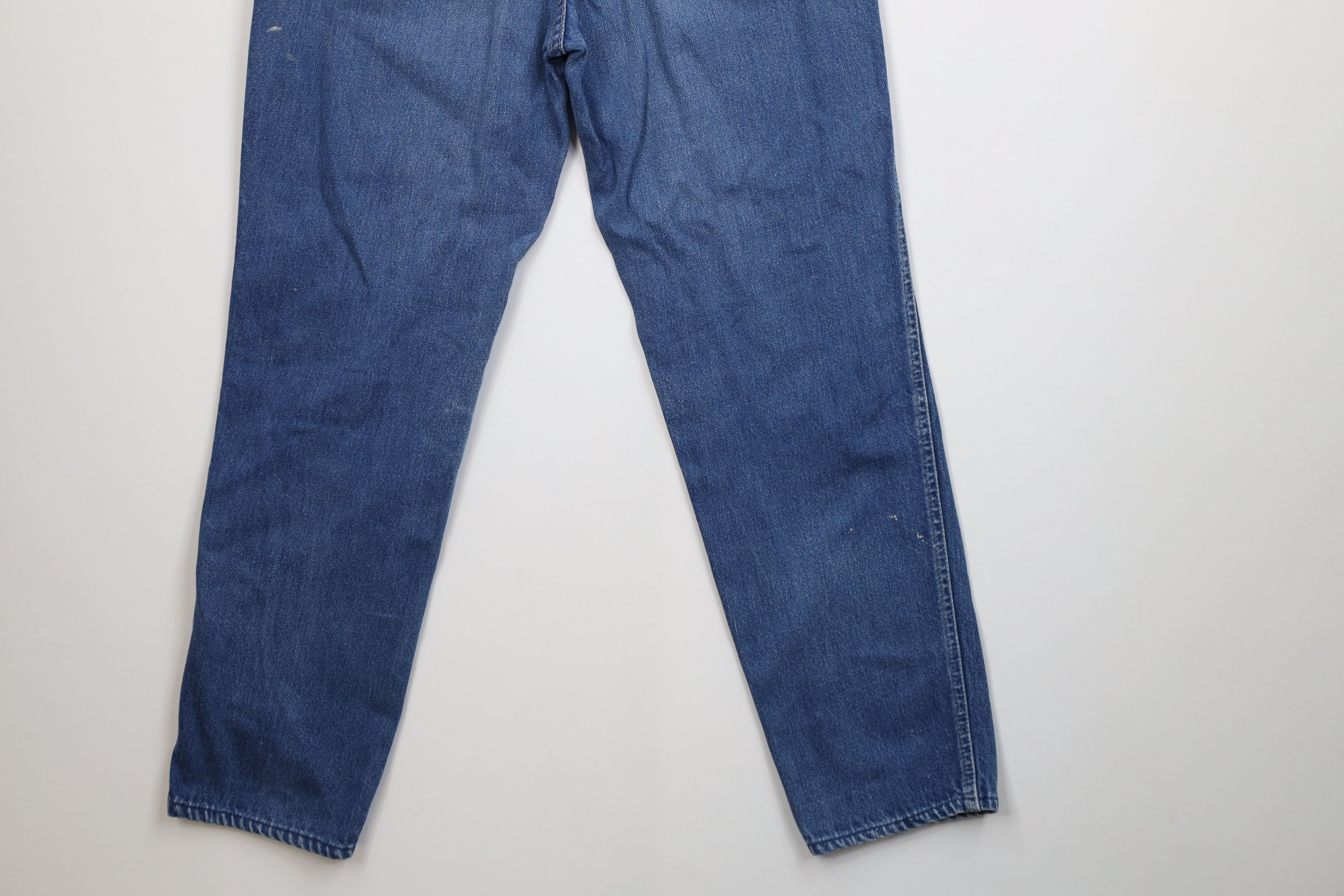 Lee Vintage 80s 90s Lee High Waist Tapered Leg Denim Jeans USA Size 32" / US 10 / IT 46 - 13 Thumbnail